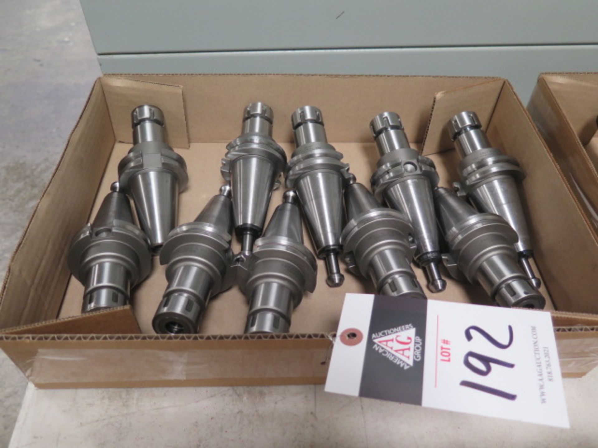 CAT-40 Taper 18,000 RPM Balanced ER20 Collet Chucks (10) (SOLD AS-IS - NO WARRANTY)