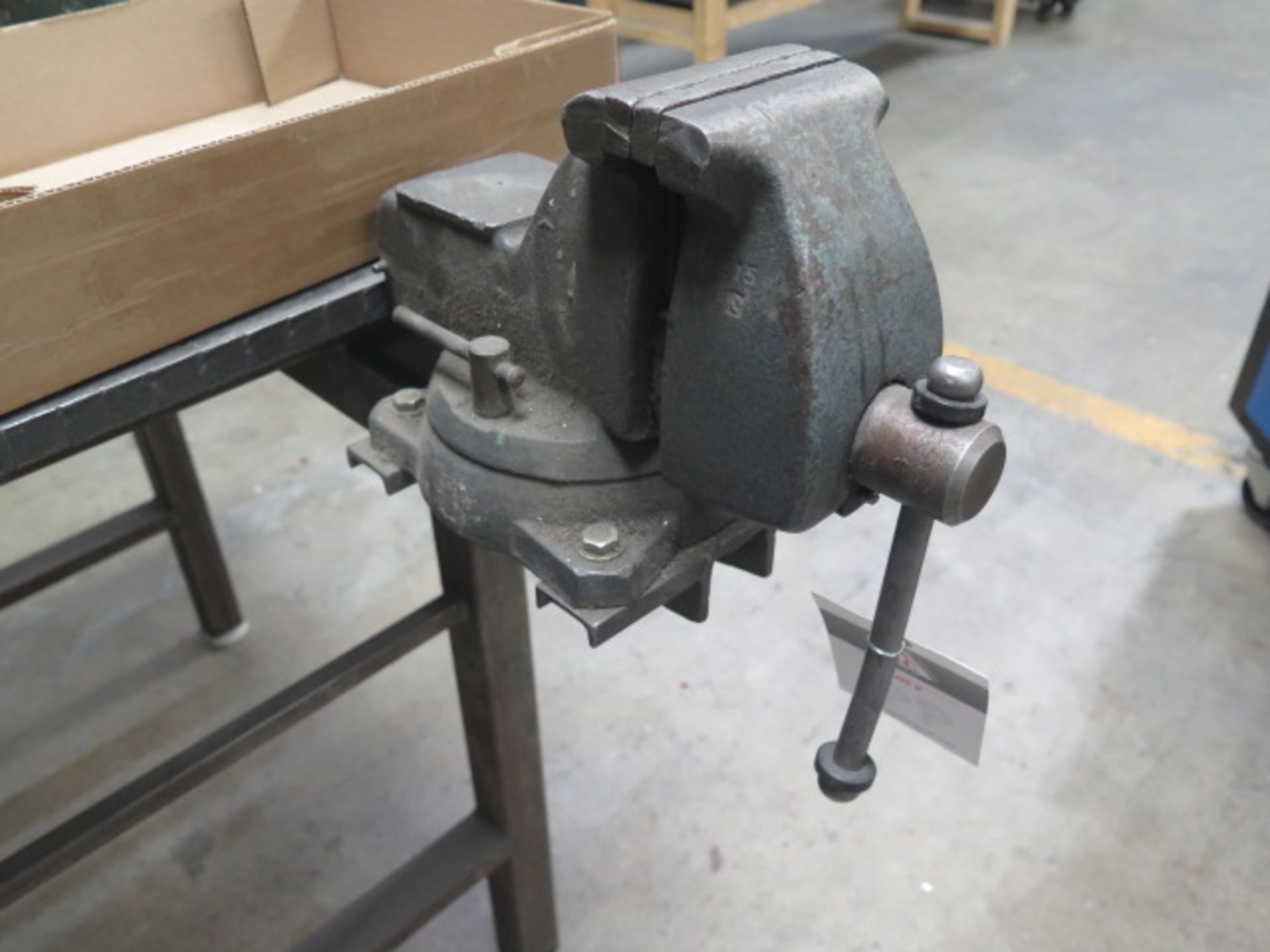 Welding Table w/ Bench Vise (SOLD AS-IS - NO WARRANTY) - Image 3 of 4