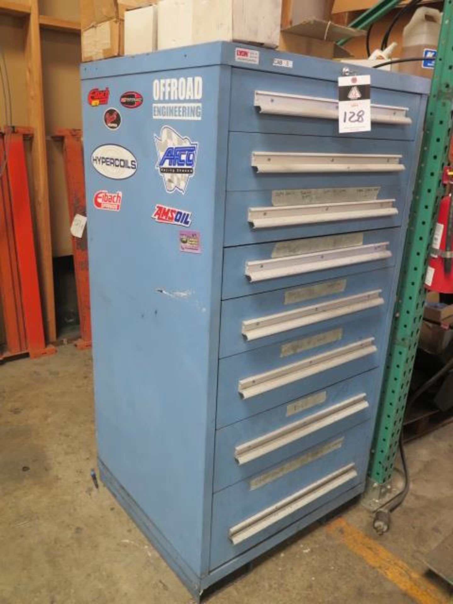 Lyon 8-Drawer Tooling Cabinet w/ Misc (SOLD AS-IS - NO WARRANTY) - Image 2 of 10