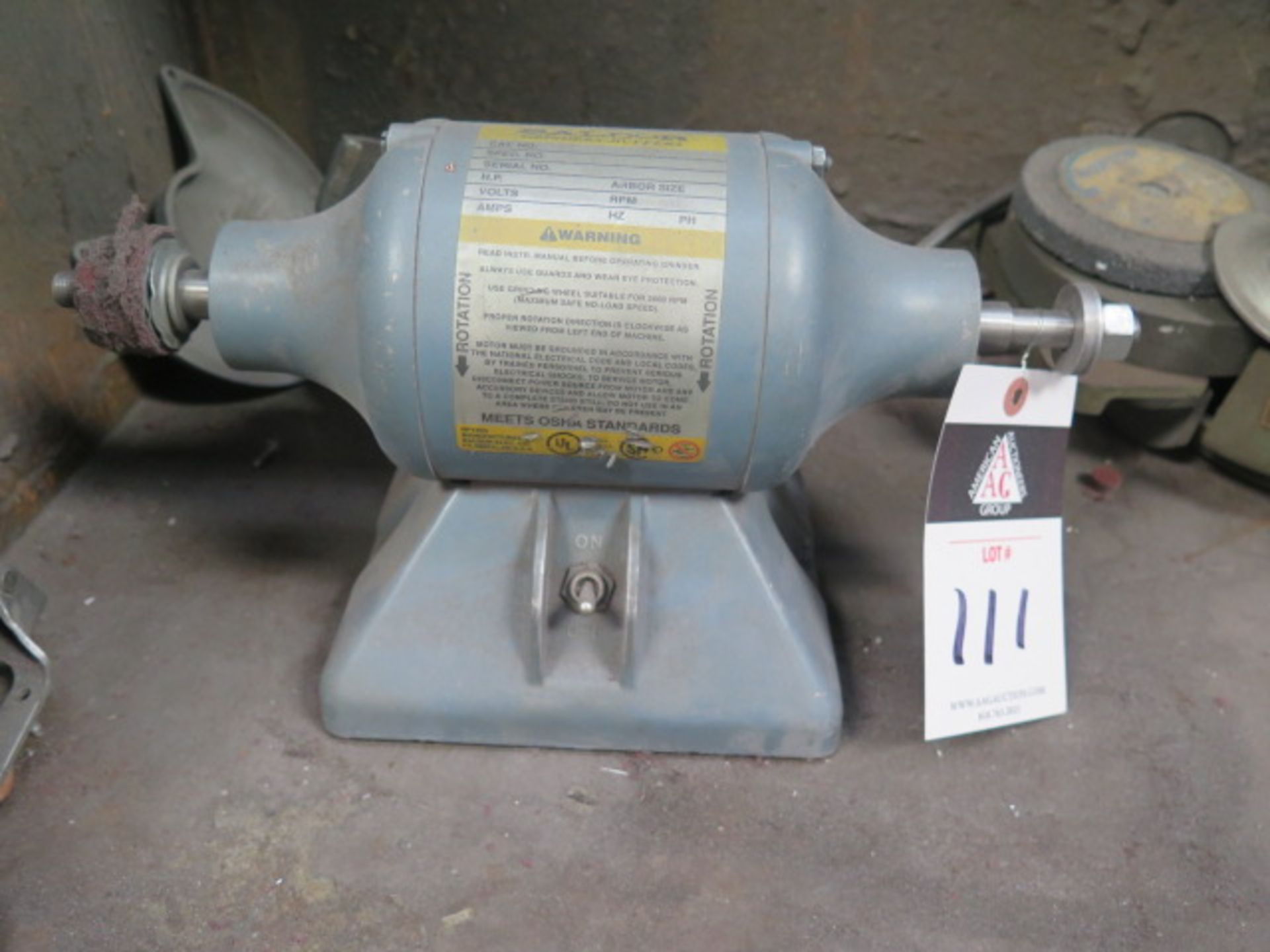 Baldor Bench Grinder (SOLD AS-IS - NO WARRANTY)