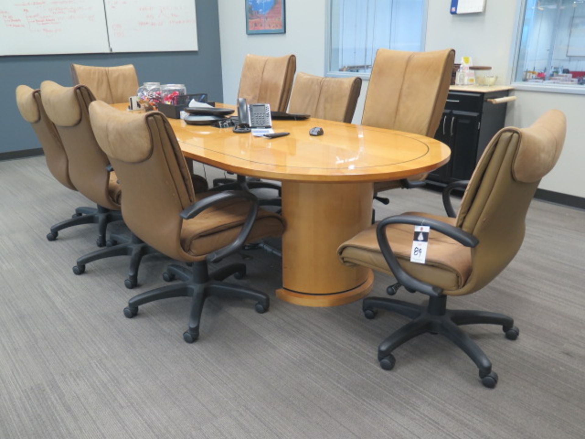 Conference Table w/ (8) Chairs (SOLD AS-IS - NO WARRANTY)