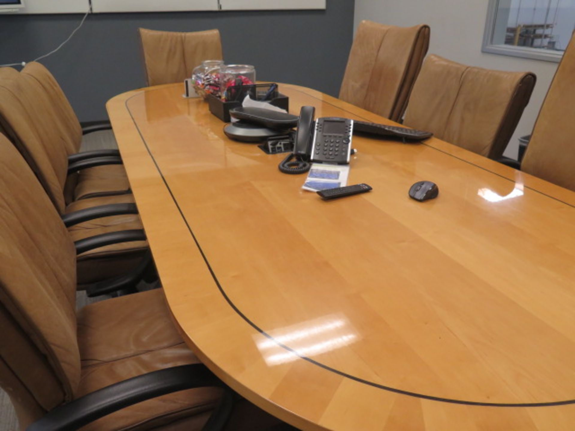 Conference Table w/ (8) Chairs (SOLD AS-IS - NO WARRANTY) - Image 4 of 5