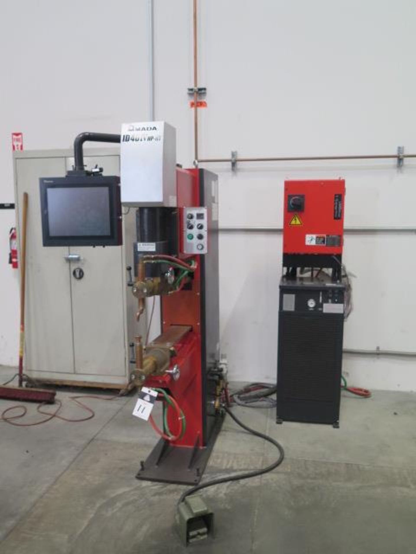 2017 Amada ID40 IV HP-NT 257kVA Spot Welder s/n 80460065 w/ Amada Touch Screen Controls, SOLD AS IS