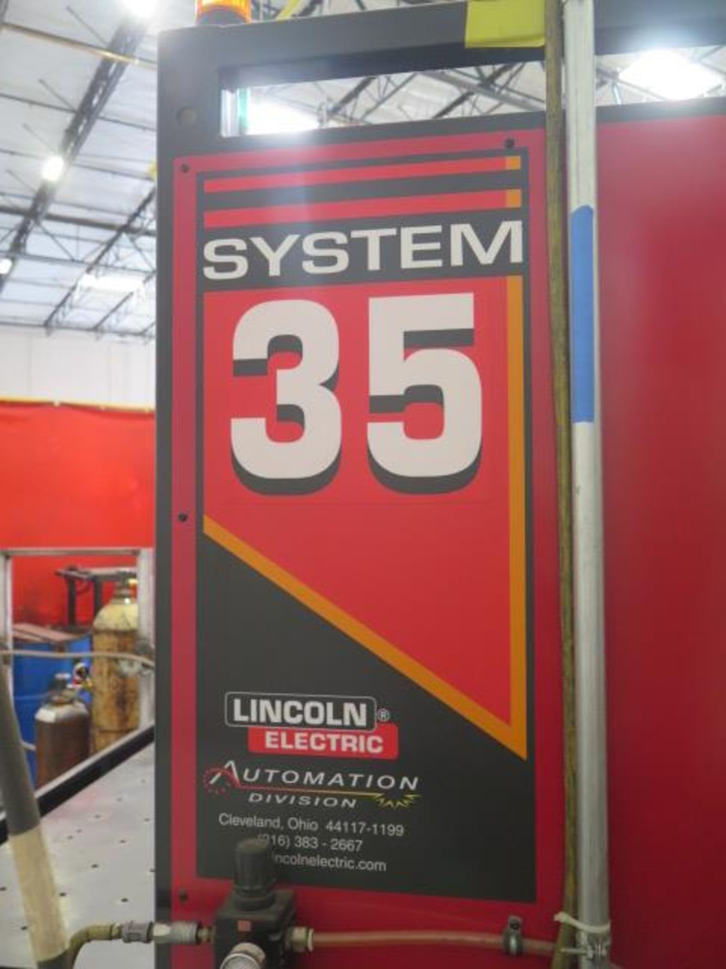 2012 Lincoln "System 35" Roboyic 2-Station CNC Welding Cell s/n E12731208 w/ , SOLD AS IS - Bild 16 aus 19