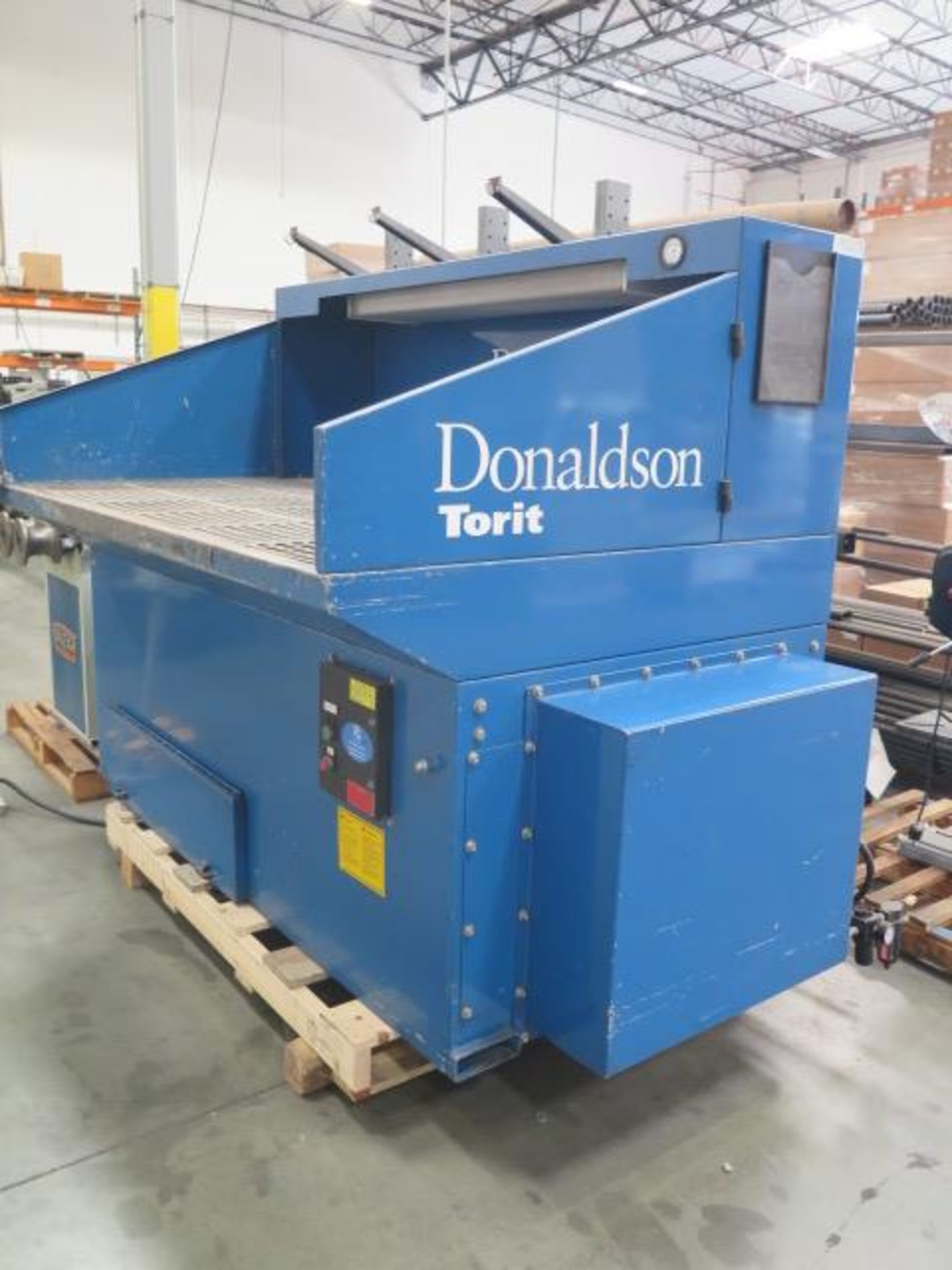 Donaldson Torit DB3000 50" x 72" Down Draft TAble s/n 2465372-1 w/ Filtrartion and Light (SOLD AS-IS - Image 2 of 9