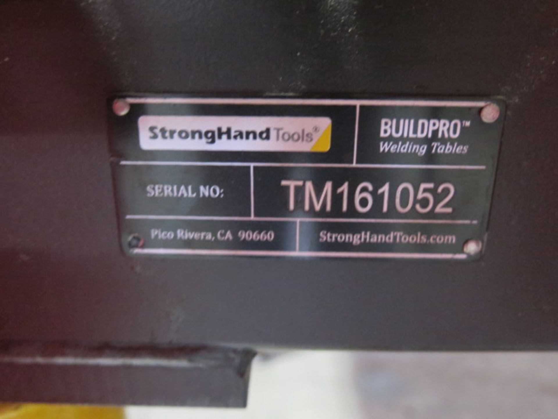 StrongHand Tools Build Pro 48" x 96" Forming Table s/n TM161053 (SOLD AS-IS - NO WARRANTY) - Image 7 of 7