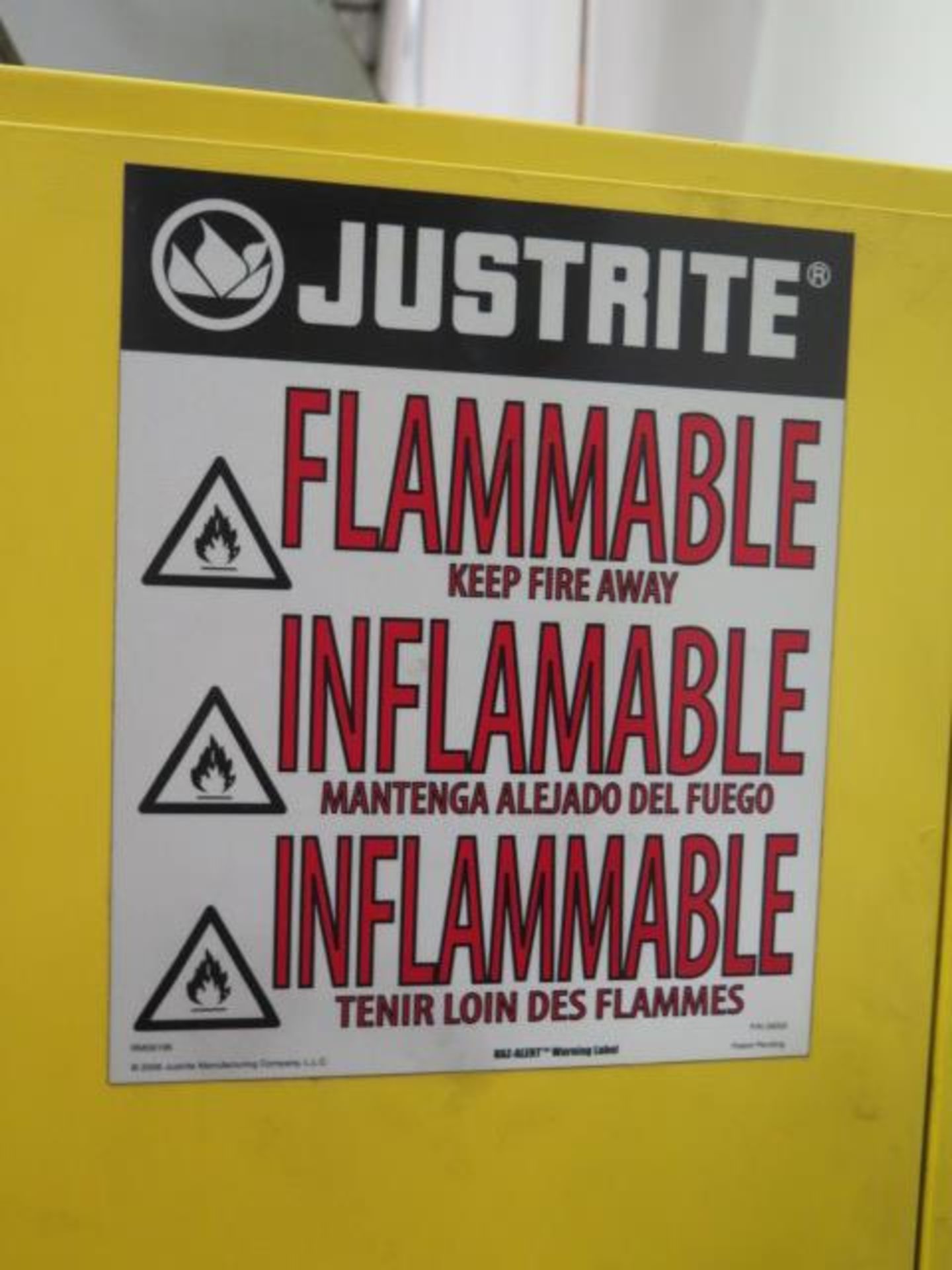 Justrite Flammables Storage Cabinet (SOLD AS-IS - NO WARRANTY) - Image 2 of 3