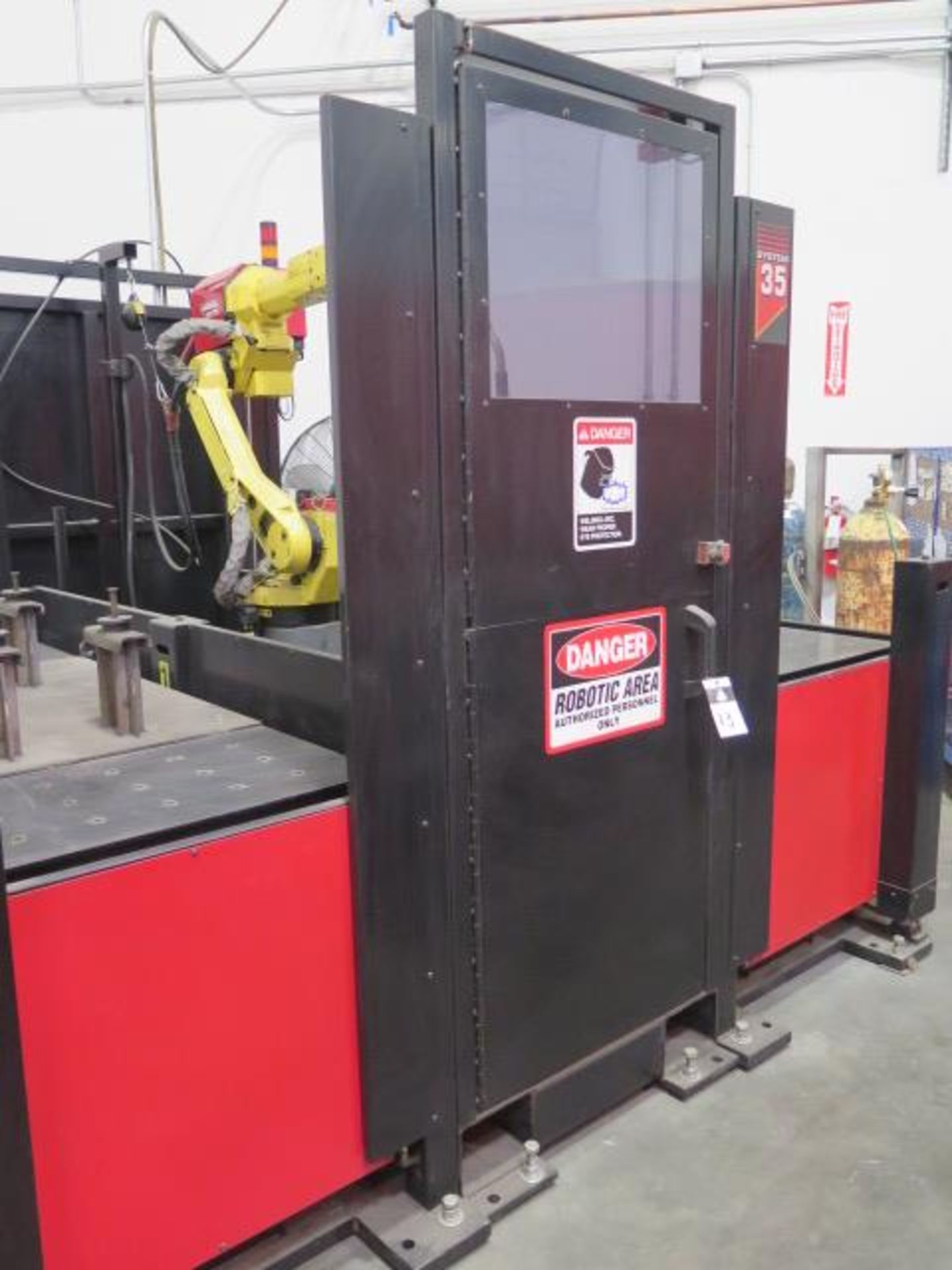 2012 Lincoln "System 35" Roboyic 2-Station CNC Welding Cell s/n E12731208 w/ , SOLD AS IS - Bild 3 aus 19