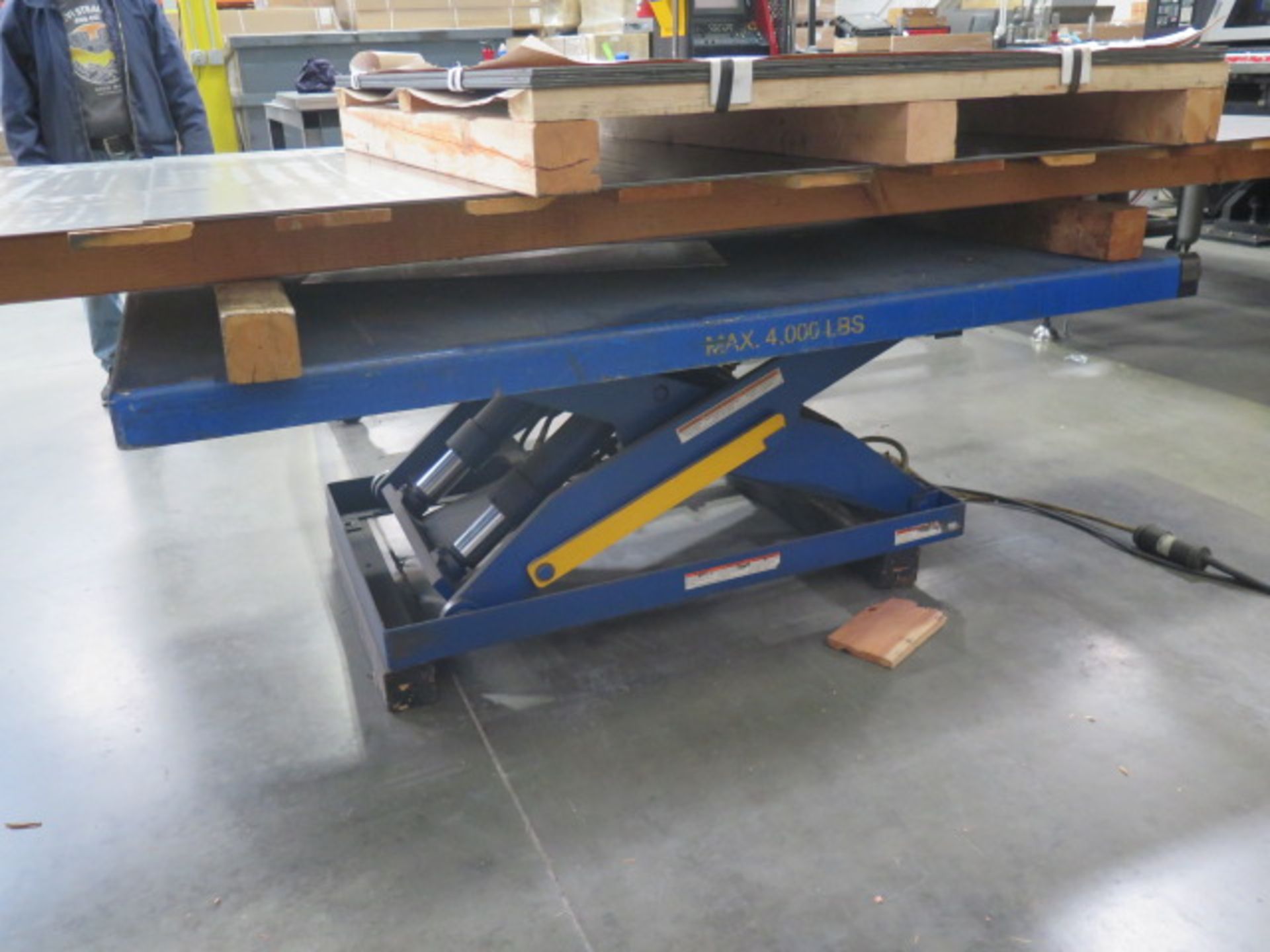 Vestol 4000 Lb Cap 48" x 72" Electric/Hydraulic Scissor Platform Lift (SOLD AS-IS - NO WARRANTY) - Image 2 of 4