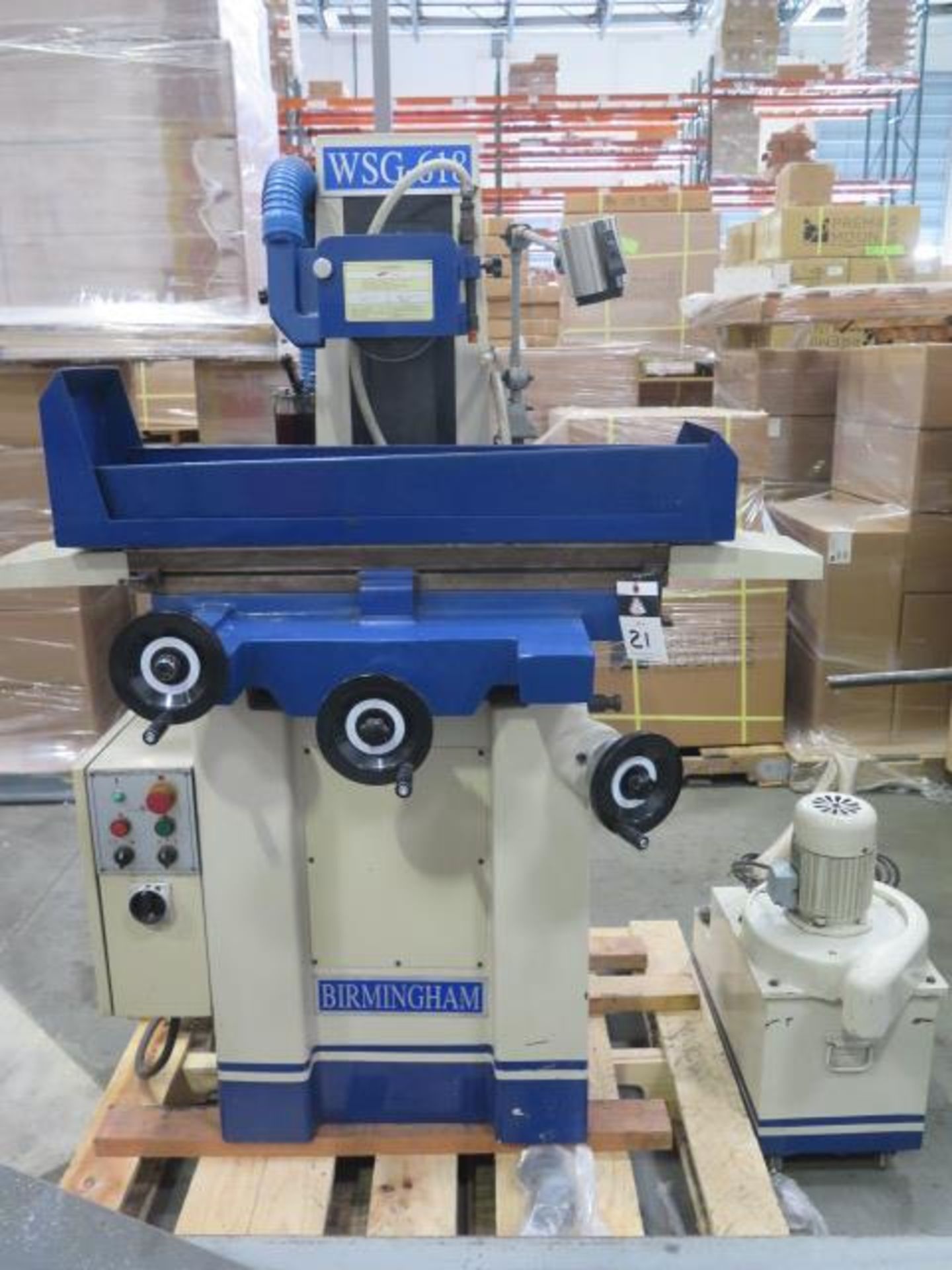 2006 Birmingham WSG-618 6" x 18" Surface Grinder s/n 06166 w/ Fine-Line Magnetic Chuck, SOLD AS IS