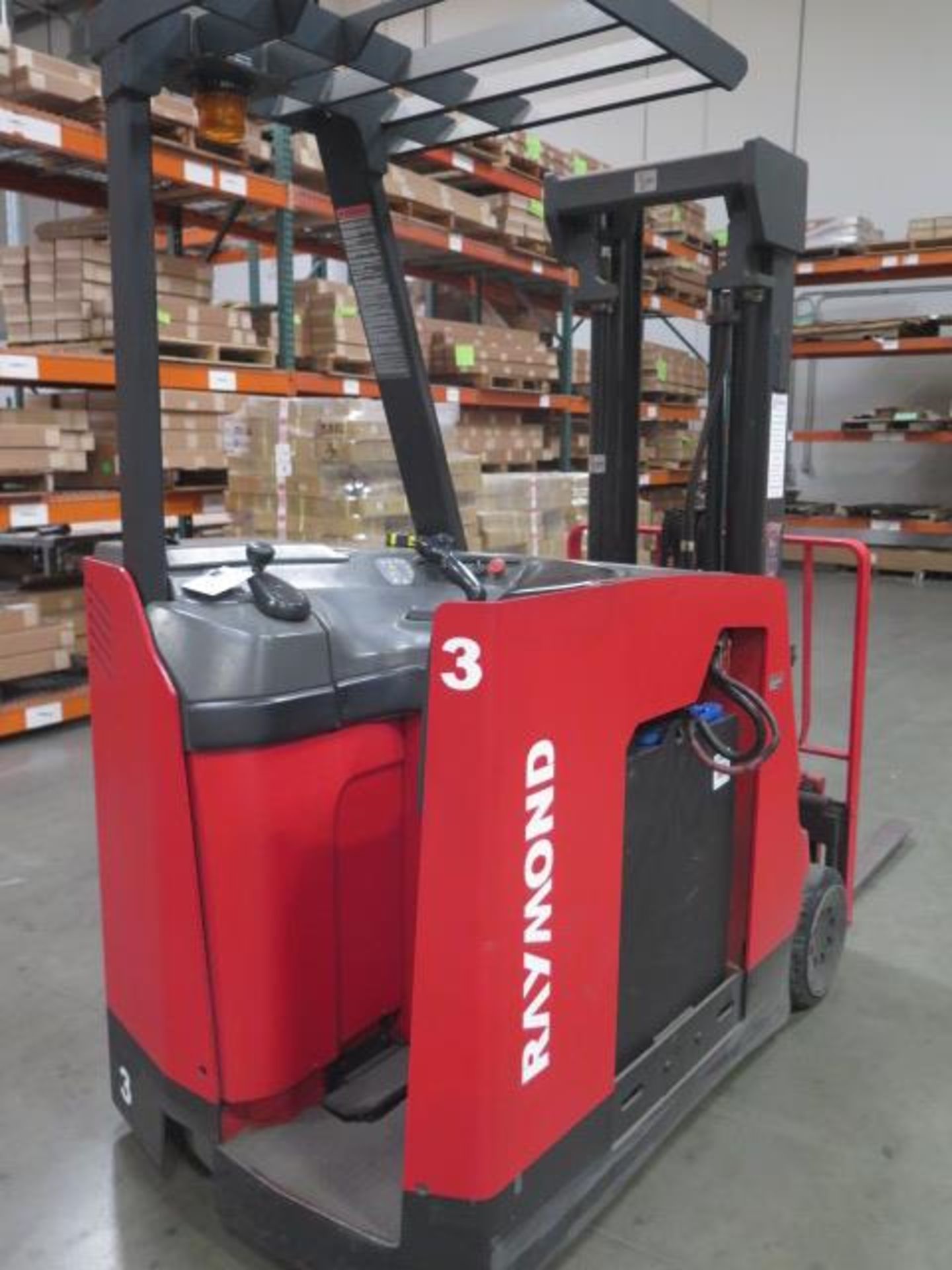 2007 Raymond R50-C50TF 5000 Lb, Standing Elec Forklift s/n R50-07-13193 w/ 2-Stage Mast, SOLD AS IS - Image 5 of 11