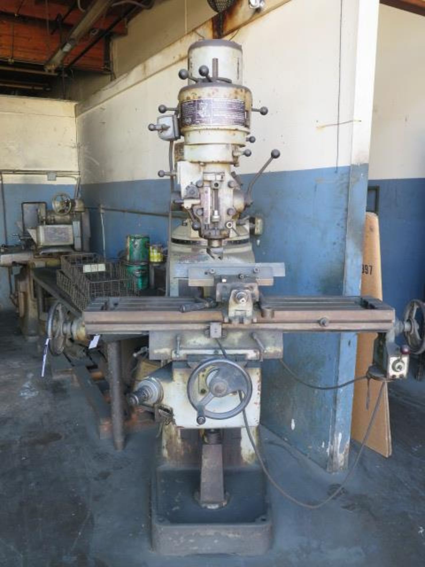 Kent KTM-380 Vertical Mill s/n 790313-14 w/ 2p Motor, 65-2700 RPM, 8-Spds, 9” x 42” Table SOLD AS IS