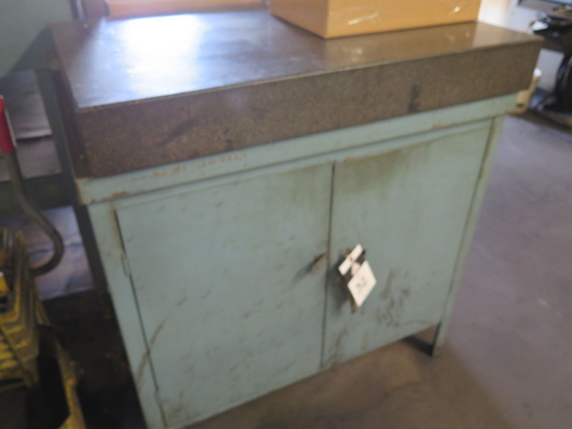 24” x 36” x 4” Granite Surface Plate w/ Cabinet Base (SOLD AS-IS - NO WARRANTY) - Image 2 of 4