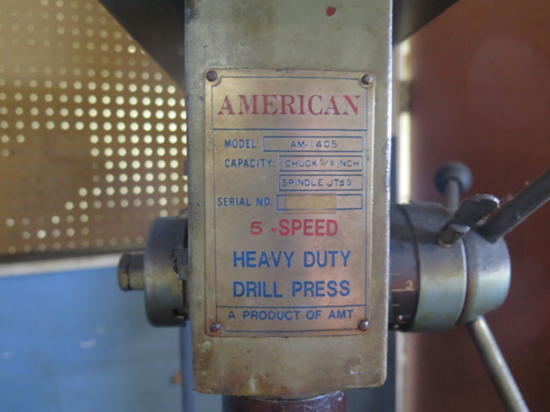 American 5-Speed Bench Model Drill Press (SOLD AS-IS - NO WARRANTY) - Image 5 of 5