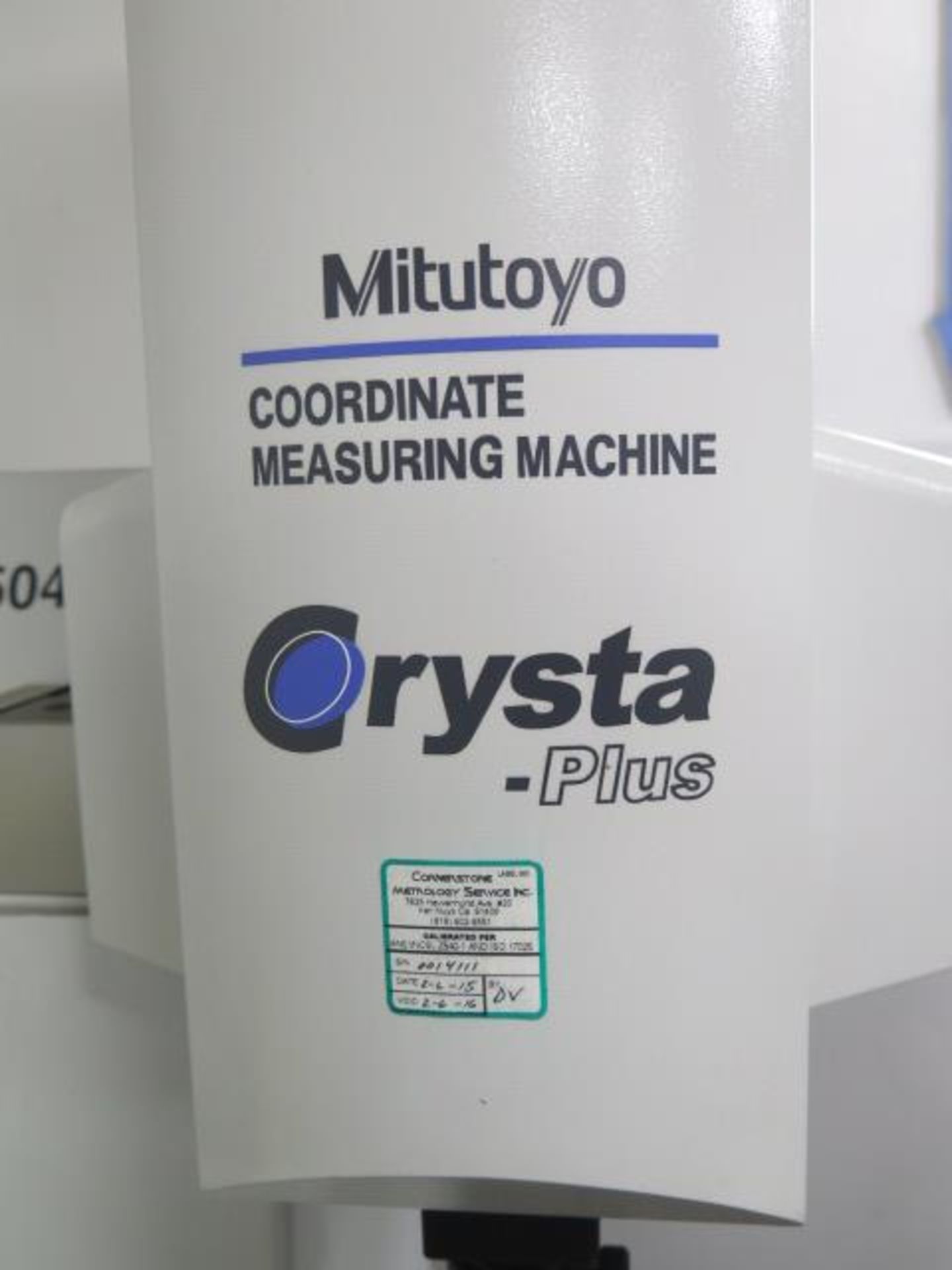 Mitutoyo “Crysta-Plus 504” CMM w/ Renishaw MIP Probe Head, 20” x 16” x 16” (NEEDS WORK) - Image 3 of 16