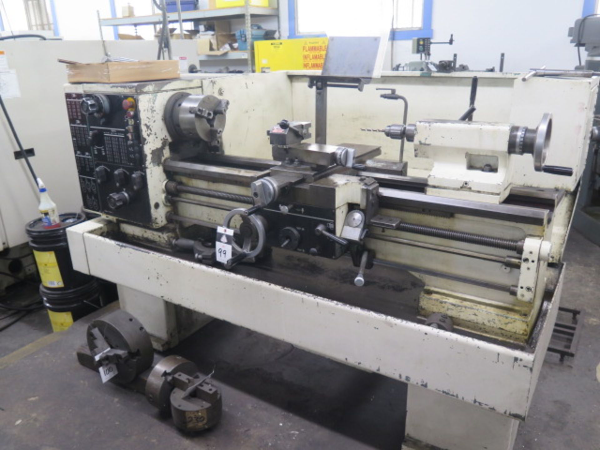 Harrison M350 15” x 42” Lathe w/ 40-2200 RPM, Inch/mm Threading, Tailstock, Steady Rest, SOLD AS IS - Image 2 of 17