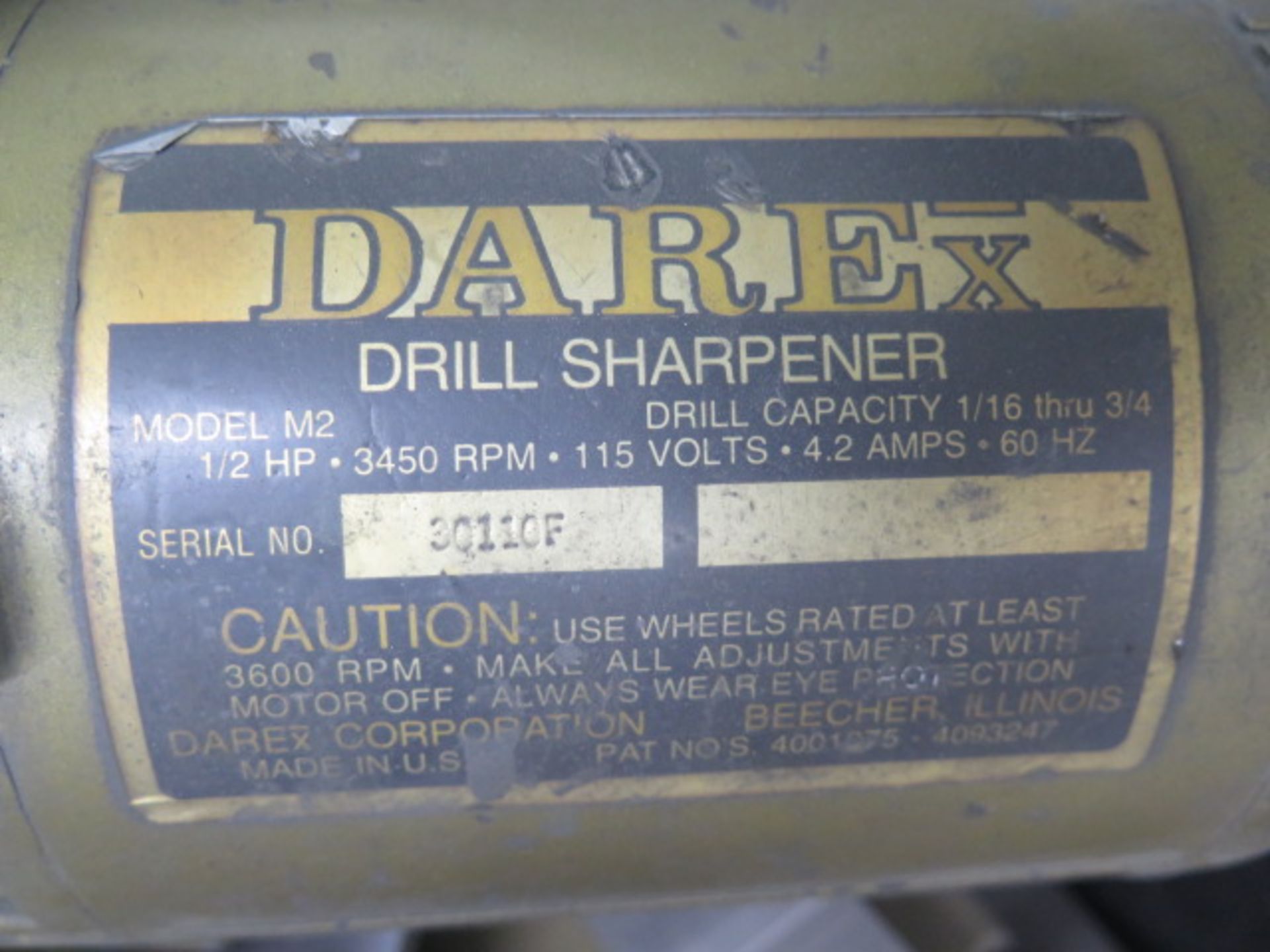 Darex Precision Drill Sharpener (SOLD AS-IS - NO WARRANTY) - Image 4 of 6