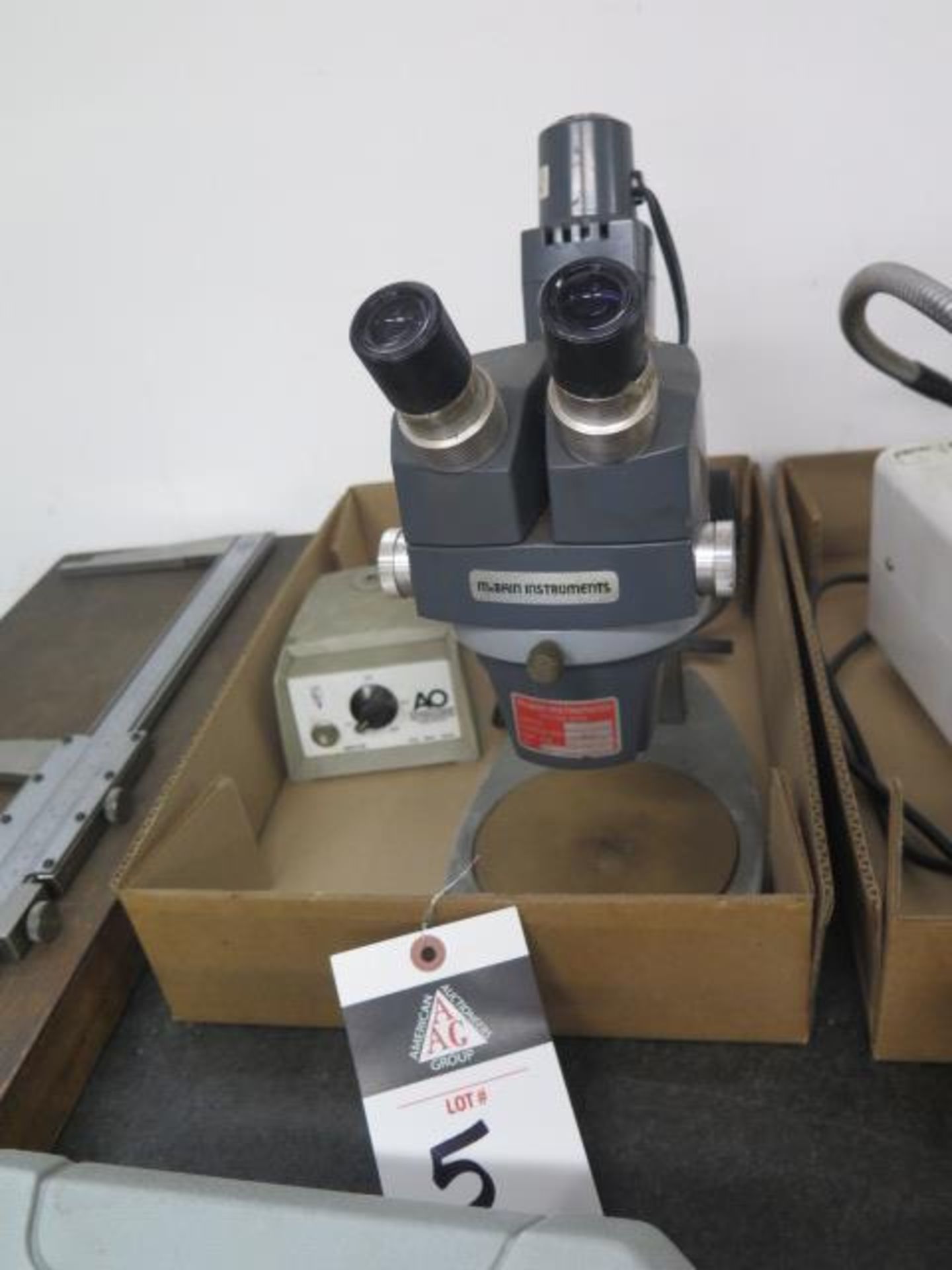 McBain Stewreo Microscope w/ Light Source (SOLD AS-IS - NO WARRANTY)