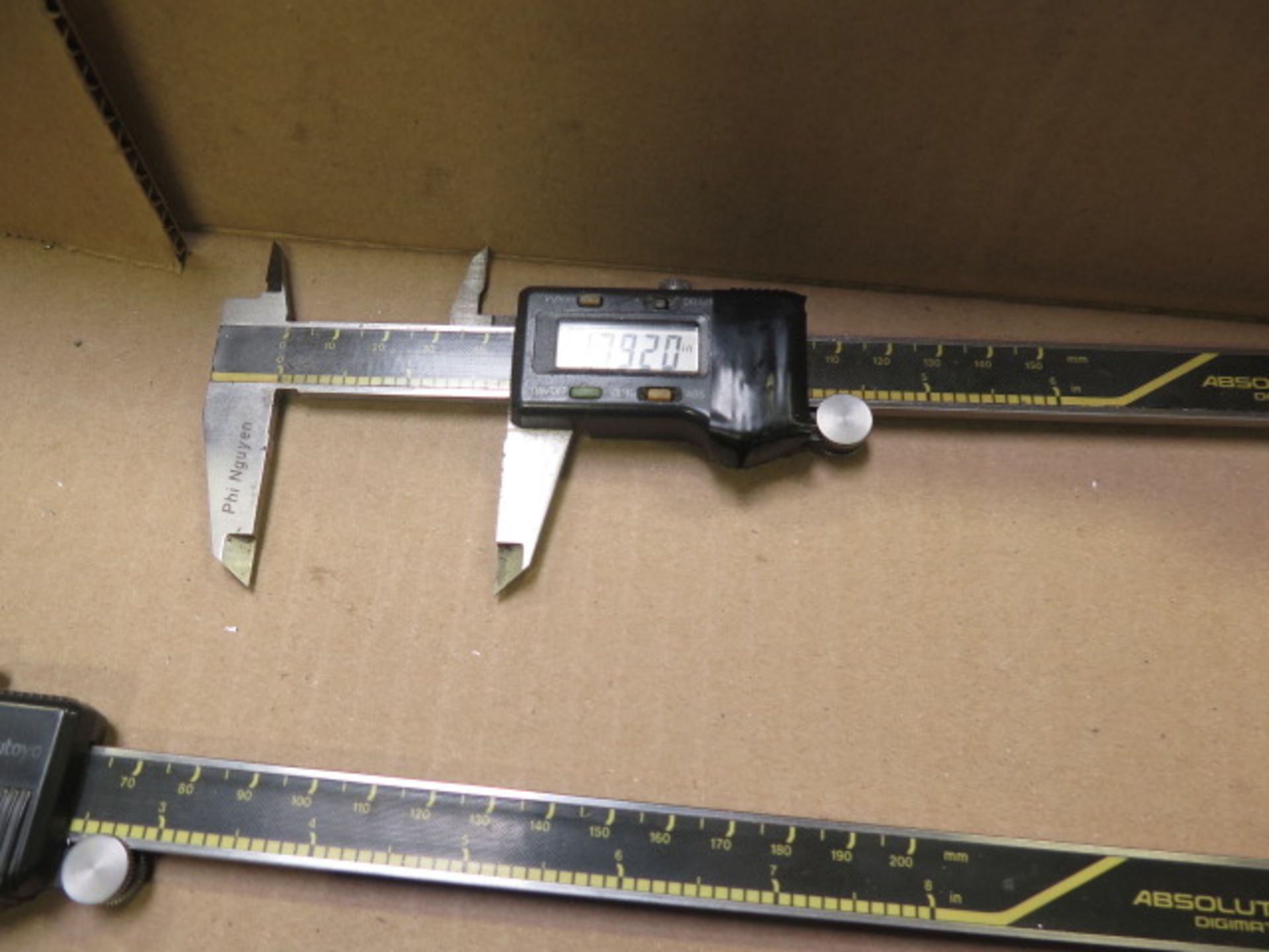 Mitutoyo 8" and 6" Digital Calipers (3) (SOLD AS-IS - NO WARRANTY) - Image 3 of 5