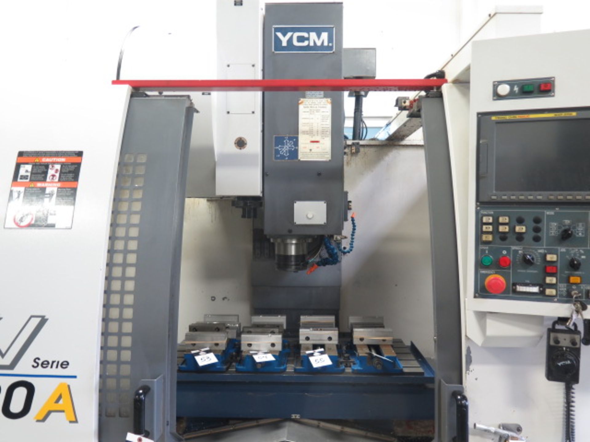 8/2006 YCM XV-1020A CNC VMC s/n 1194 w/ Fanuc MXP-200i Controls, 24-Station, SOLD AS IS - Image 9 of 17