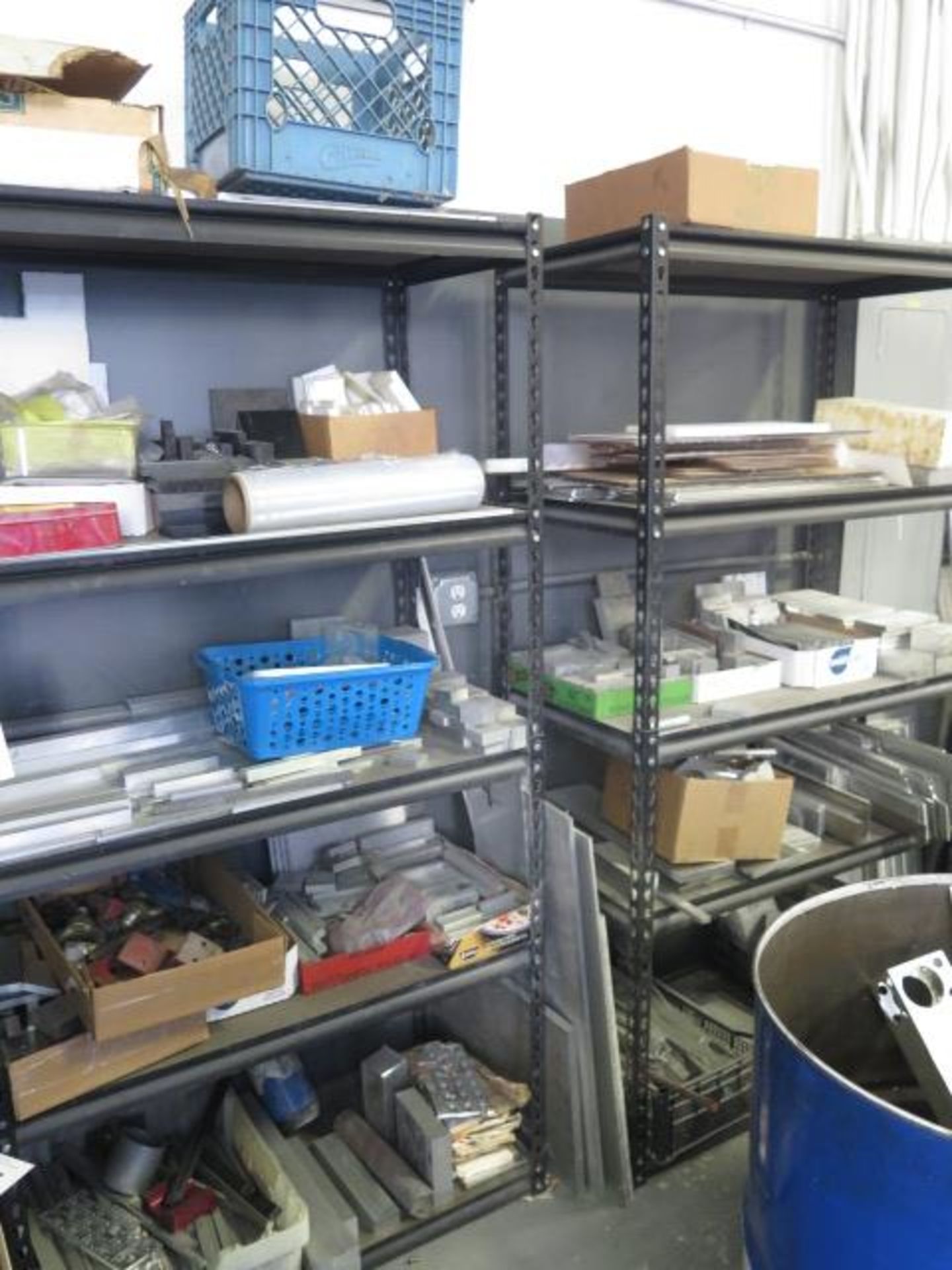 Aluminum, Steel and Plastic Stock w/ Racks (MUST TAKE ALL) (SOLD AS-IS - NO WARRANTY)