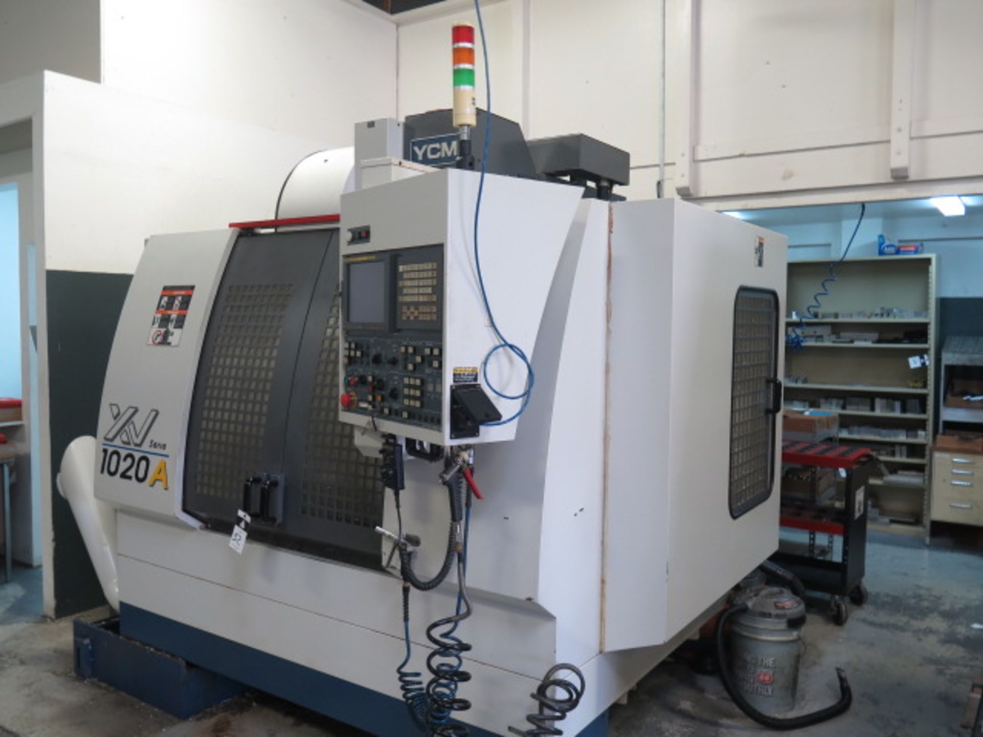 8/2006 YCM XV-1020A CNC VMC s/n 1194 w/ Fanuc MXP-200i Controls, 24-Station, SOLD AS IS - Image 2 of 17