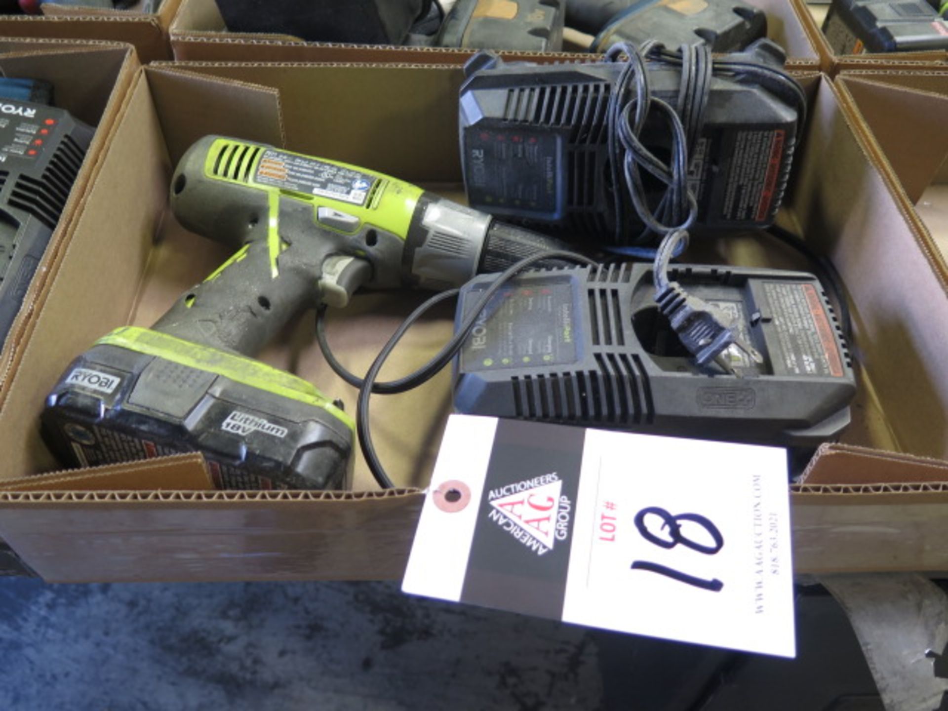 Ryobi 18Volt Cordless Drill w/ Charger (SOLD AS-IS - NO WARRANTY)