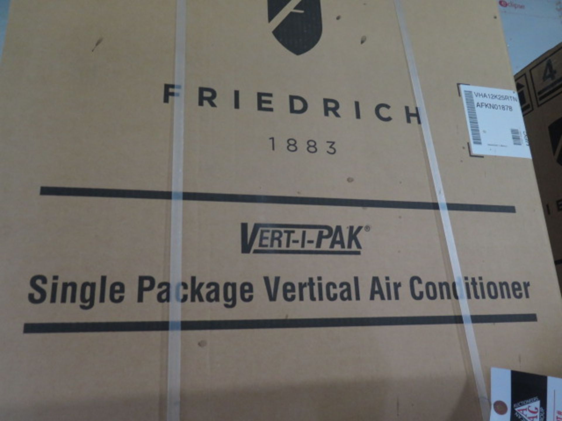 Friedrich VHA12K25RTN Hotel Style 1 Ton Single Package Vertical Air Conditioner s/n AFKN01878 w/ 9, - Image 3 of 4