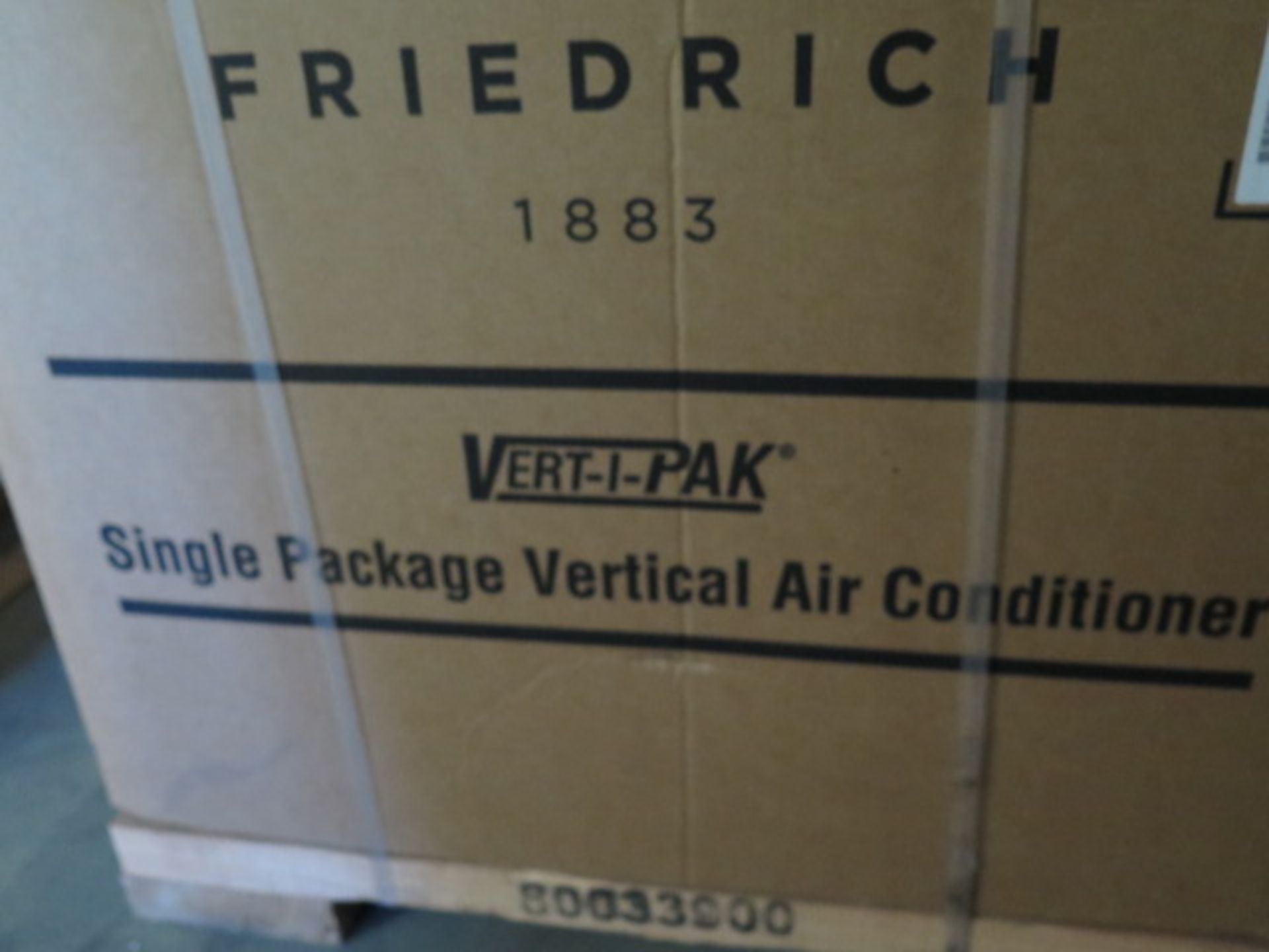 Friedrich VHA12K25RTN Hotel Style 1 Ton Single Package Vertical Air Conditioner s/n AFKN01882 w/ 9, - Image 3 of 5