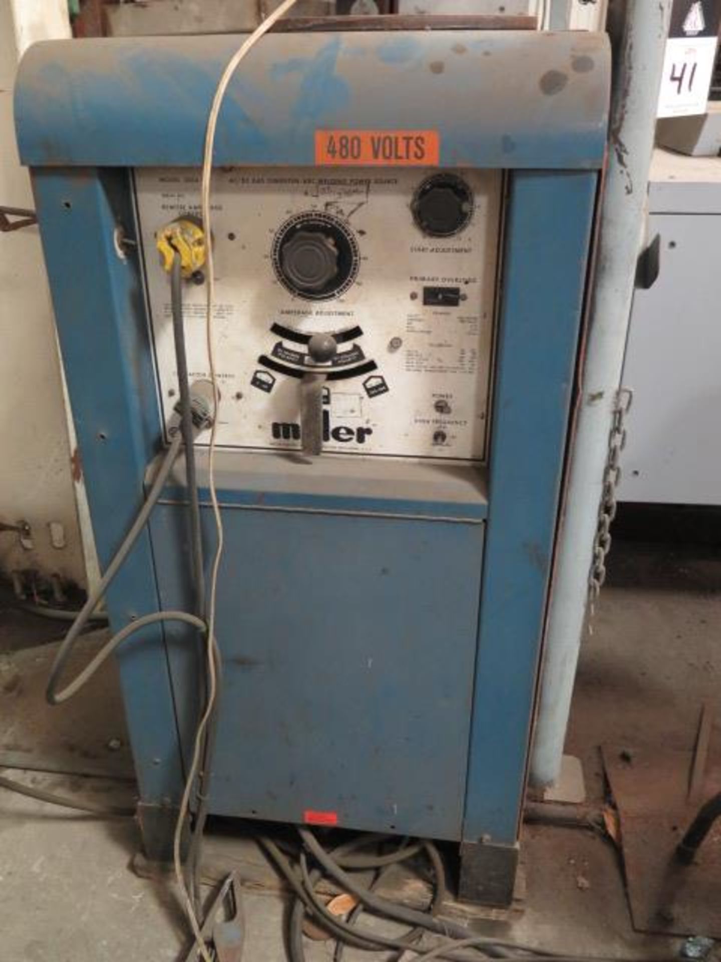 Miller 330A/BP AC/DC Arc Welding Power Source s/n HK330864 w/ Cooler (SOLD AS-IS - NO WARRANTY)