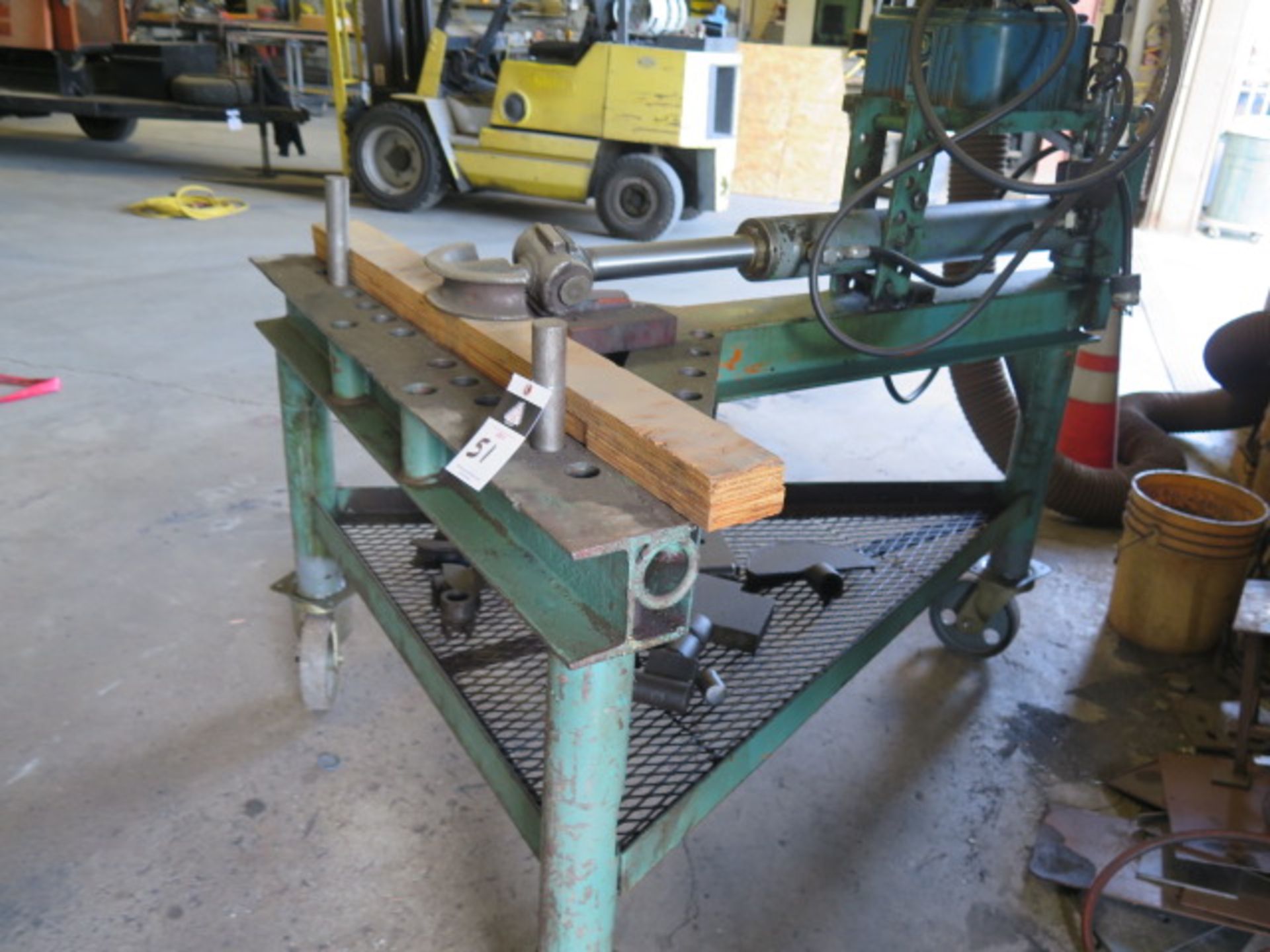 Custom Hydraulic Bending Press / Hydraulic H-Frame Press Combo, SOLD AS IS - Image 8 of 12