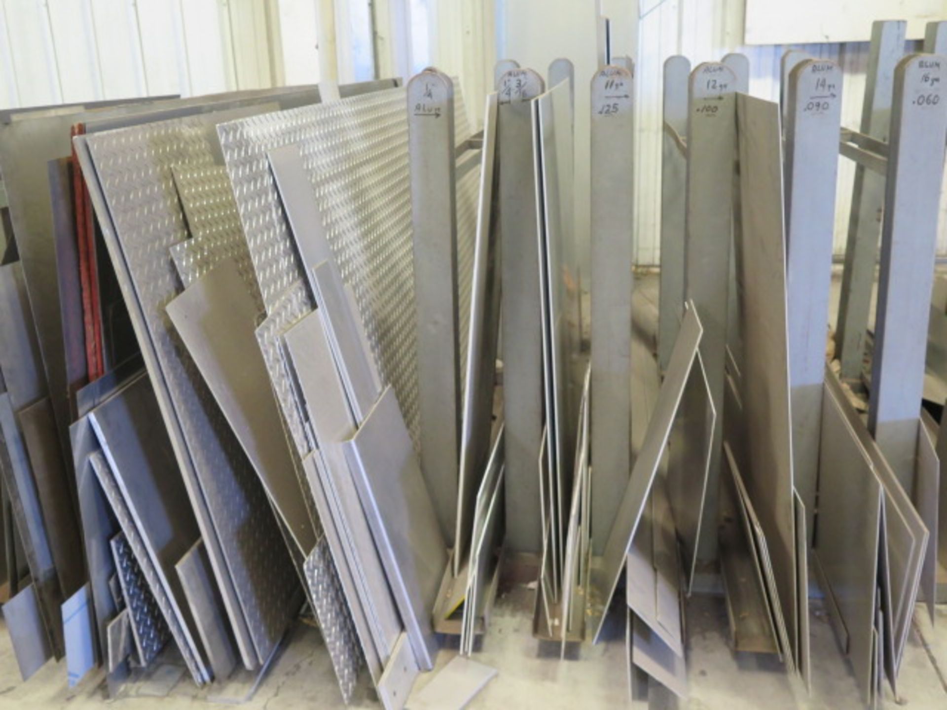 Large Quantity of Sheet and Plate Stock w/ Racks (SOLD AS-IS - NO WARRANTY) - Image 9 of 16