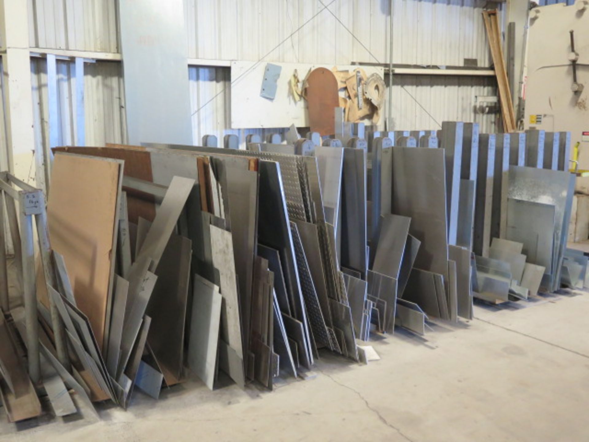 Large Quantity of Sheet and Plate Stock w/ Racks (SOLD AS-IS - NO WARRANTY) - Image 3 of 16