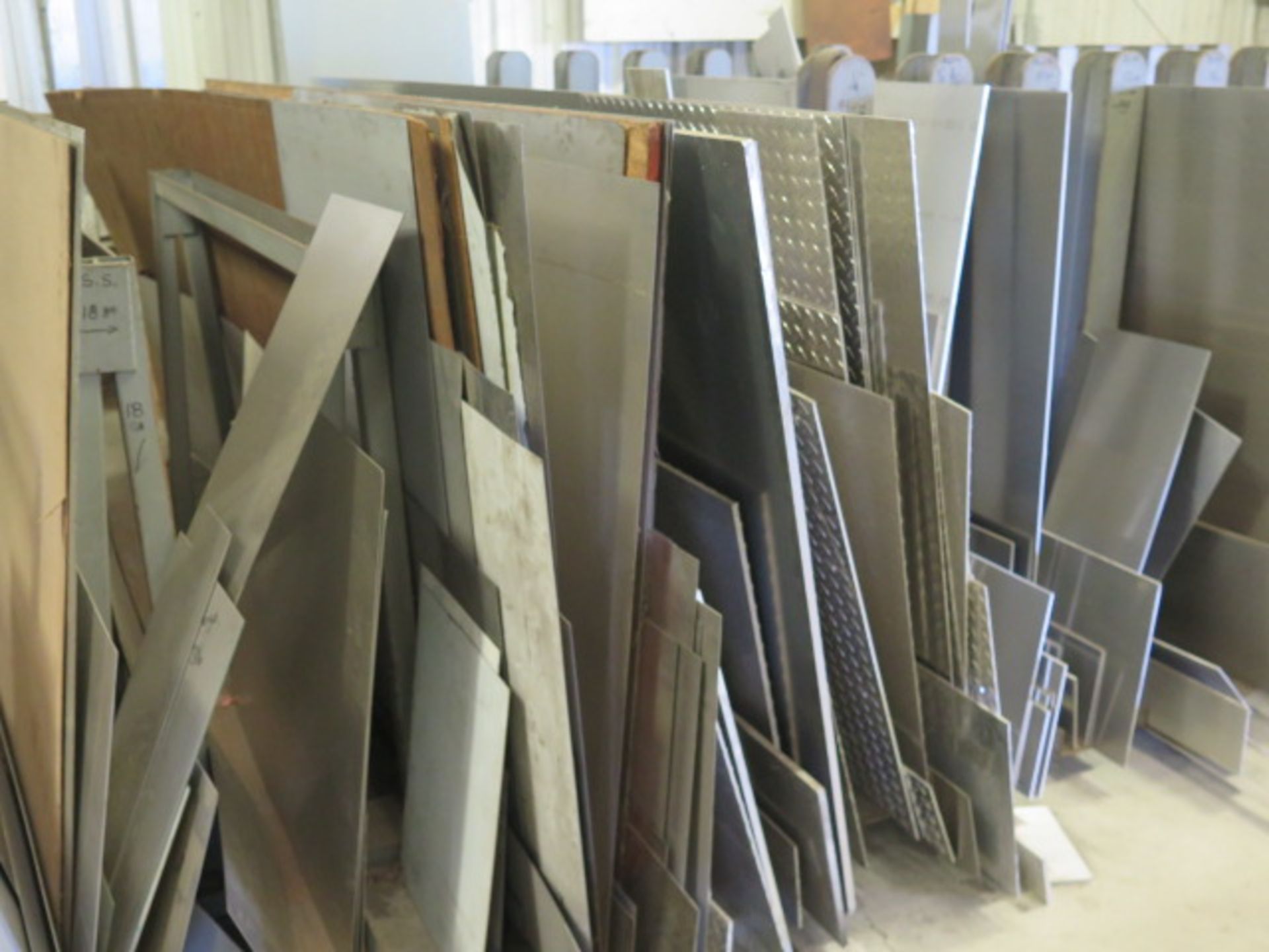 Large Quantity of Sheet and Plate Stock w/ Racks (SOLD AS-IS - NO WARRANTY) - Image 8 of 16