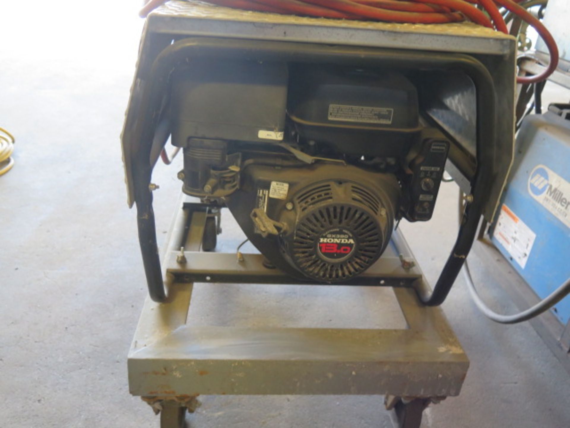 Miller Bluestar 6000 Gas Generator w/ Honda 13Hp Gas Enging, Electric Start, Cart (SOLD AS-IS - NO - Image 5 of 9