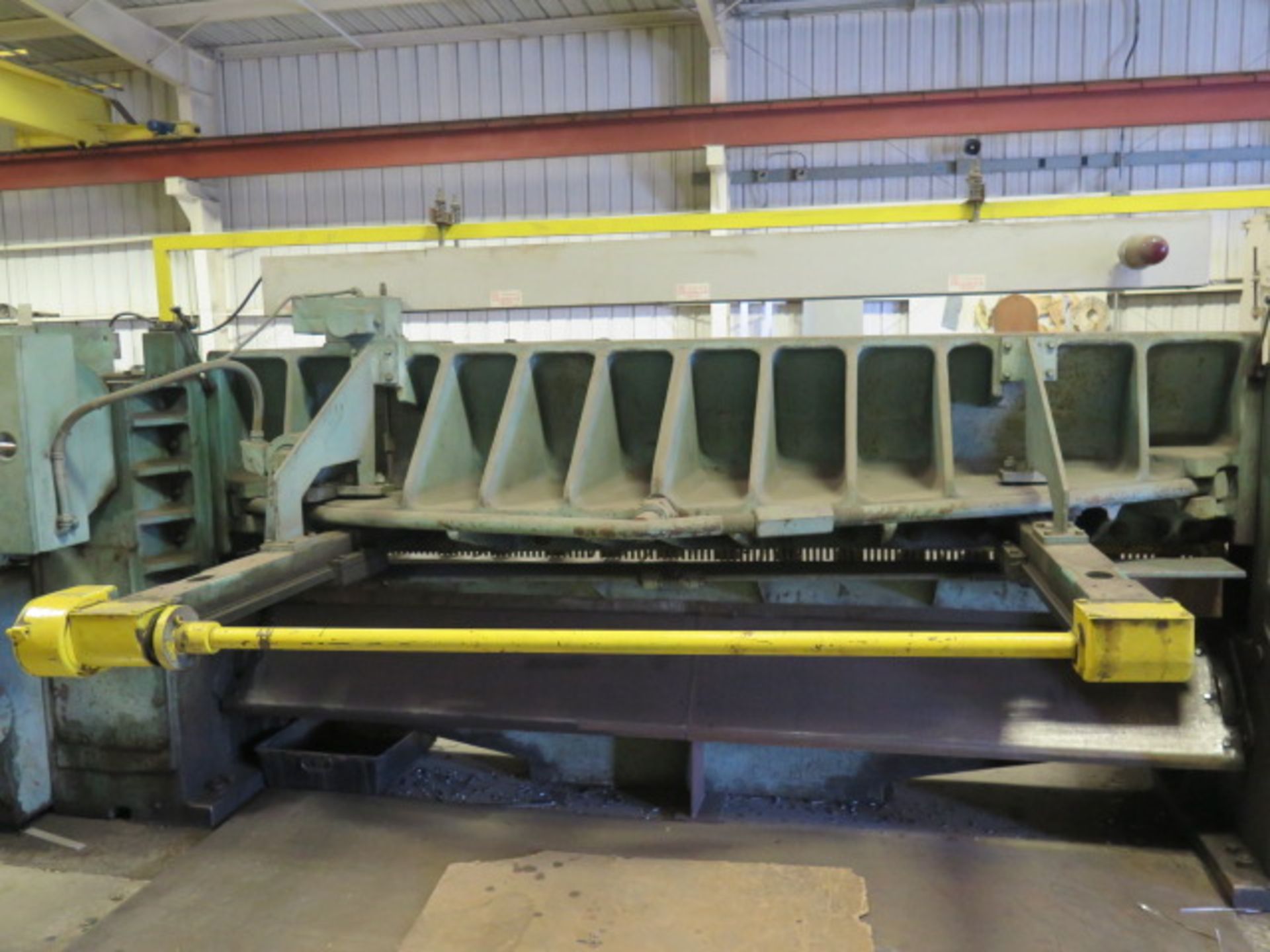 Wysong mdl. 1038 3/8" Cap x 10' Power Shear s/n P31-149 w/ Power Back gauge, 107" Sq Arm, SOLD AS S - Image 7 of 9