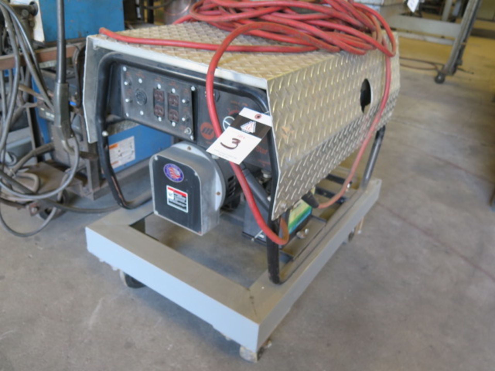 Miller Bluestar 6000 Gas Generator w/ Honda 13Hp Gas Enging, Electric Start, Cart (SOLD AS-IS - NO