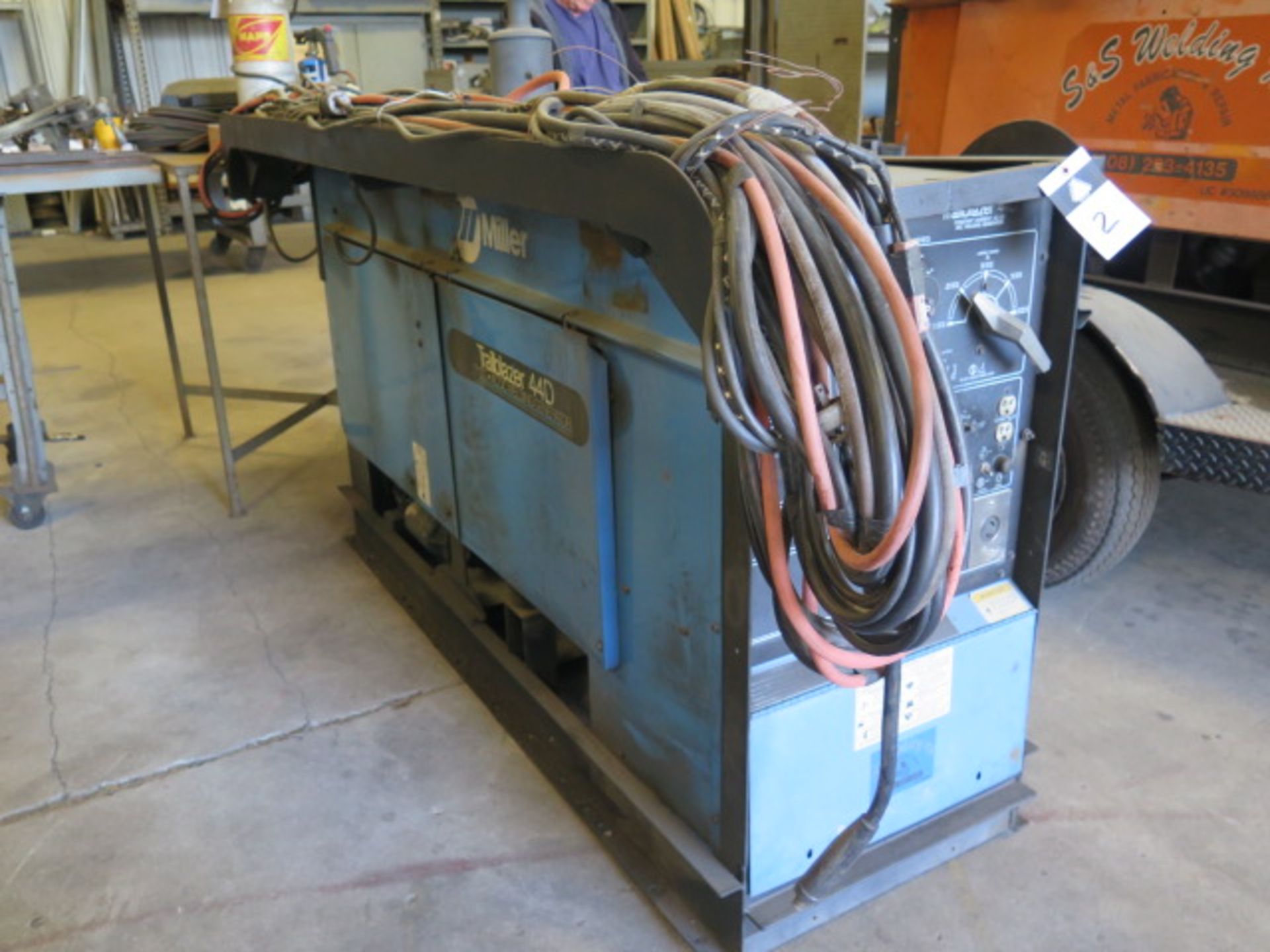 Miller Trailblazer 44D Diesel Powered CC-AC/DC Welding Generator s/n KG216264 120/240V (SOLD AS-IS - - Image 3 of 9