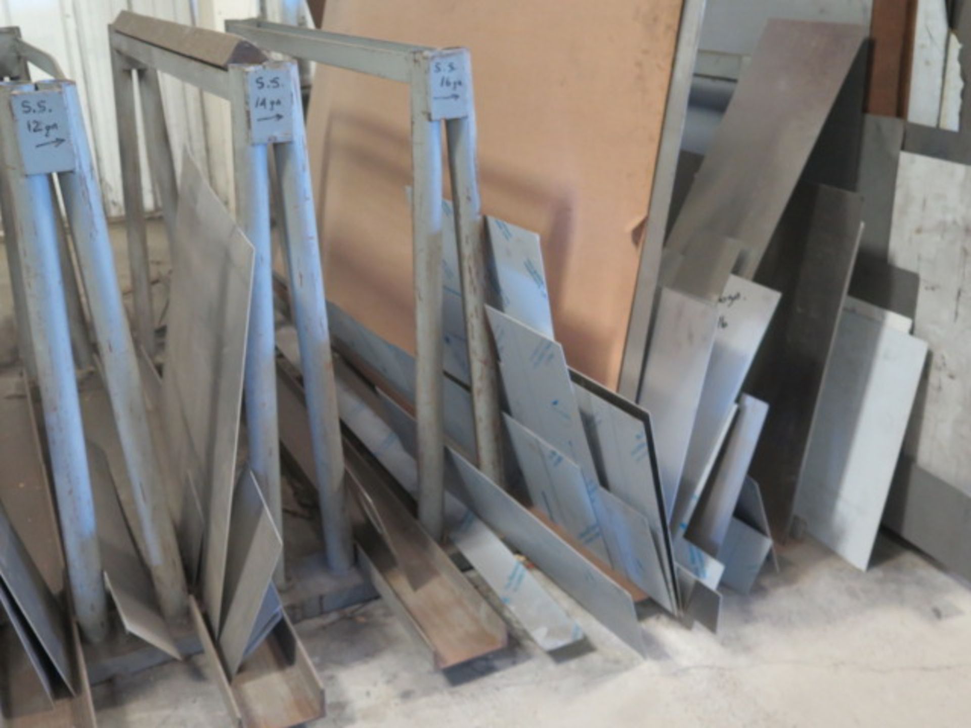 Large Quantity of Sheet and Plate Stock w/ Racks (SOLD AS-IS - NO WARRANTY) - Image 7 of 16