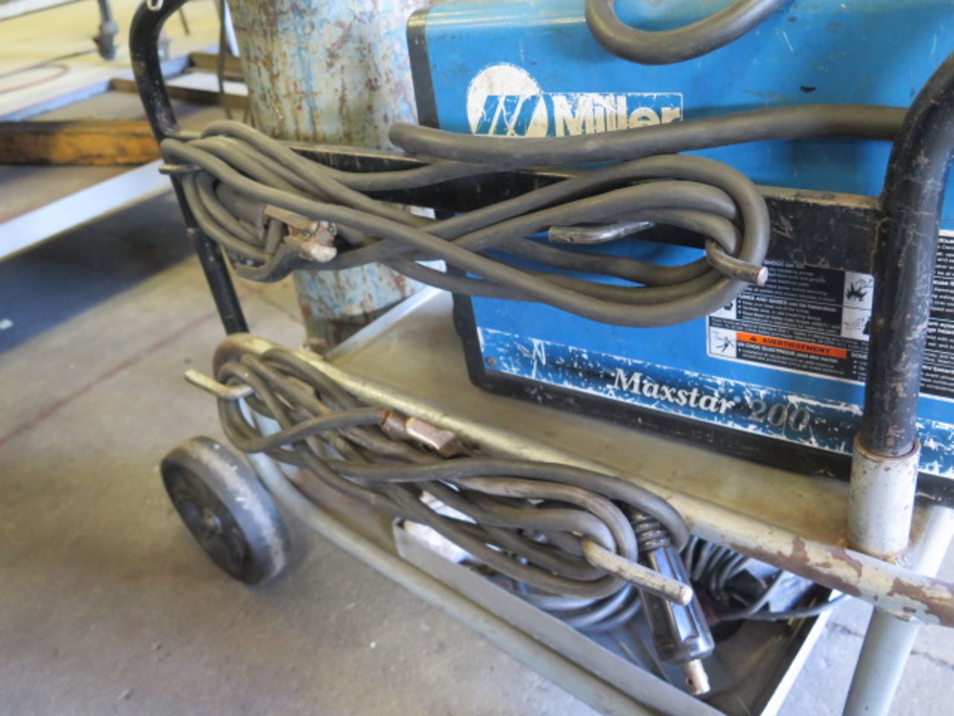 Miller Maxstar 200 Arc Welding Power Source w/ Tank, Cart (SOLD AS-IS - NO WARRANTY) - Image 6 of 9