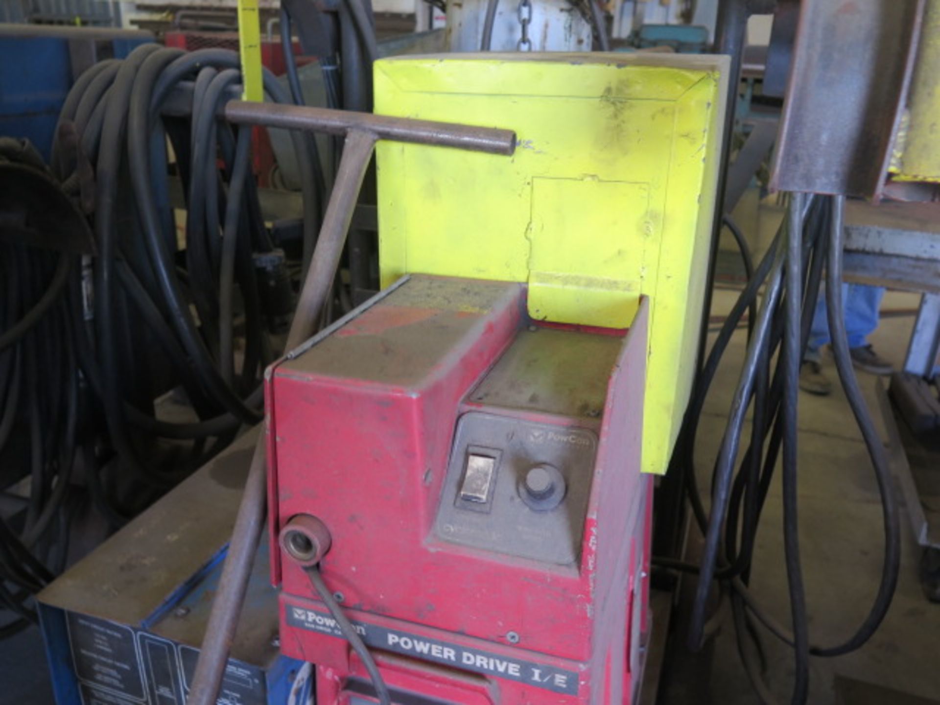 PowCon 300SM Cyclomatic Arc Welding Power Source w/ PowCon Power Drive I/E Wire Feeder, SOLD AS IS - Image 4 of 9