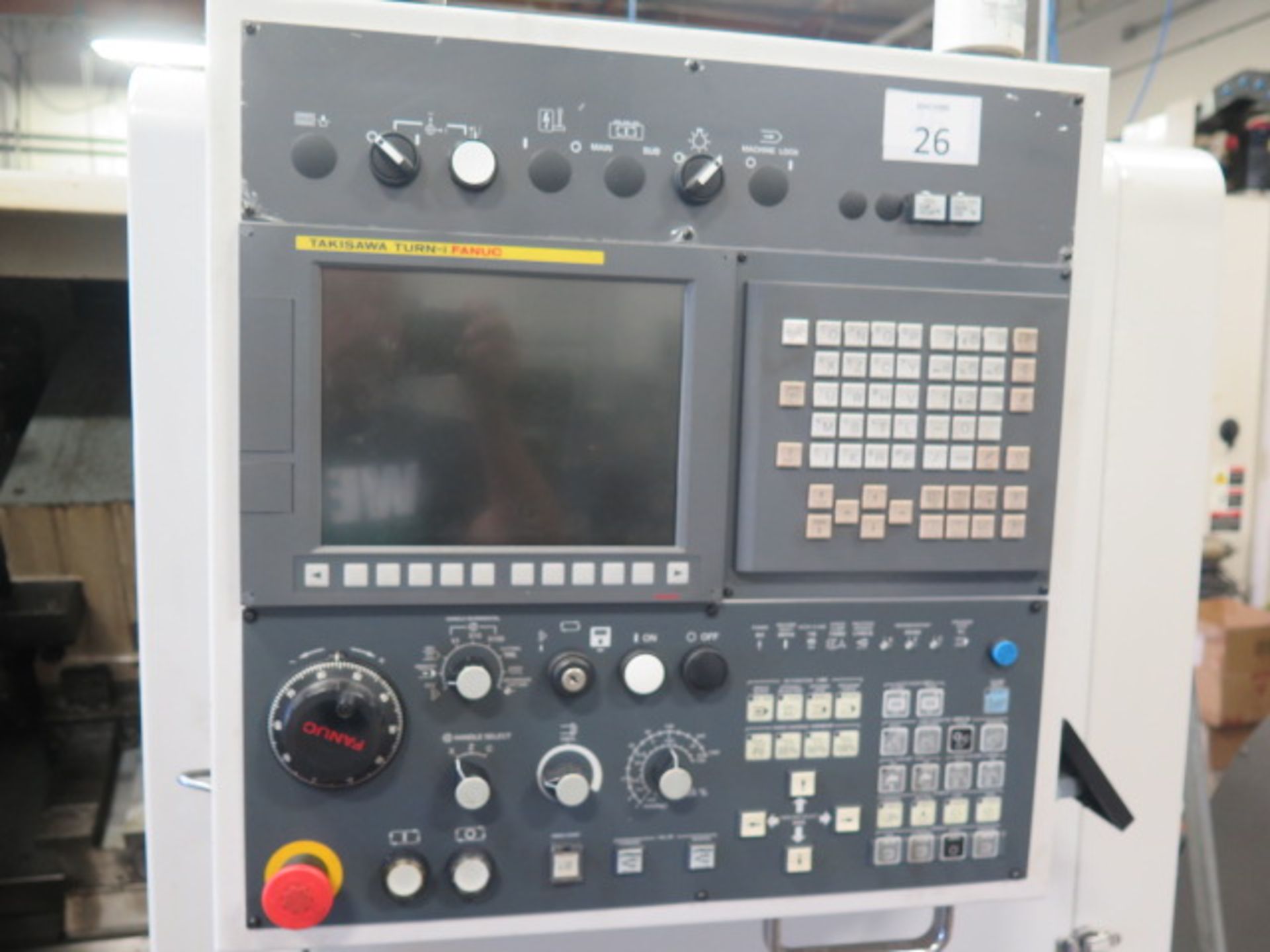 2017 Takisawa LA-250 CNC Turning Center s/n CR07AP0287 w/ Takisawa Turn-i Fanuc Controls, SOLD AS IS - Image 10 of 15