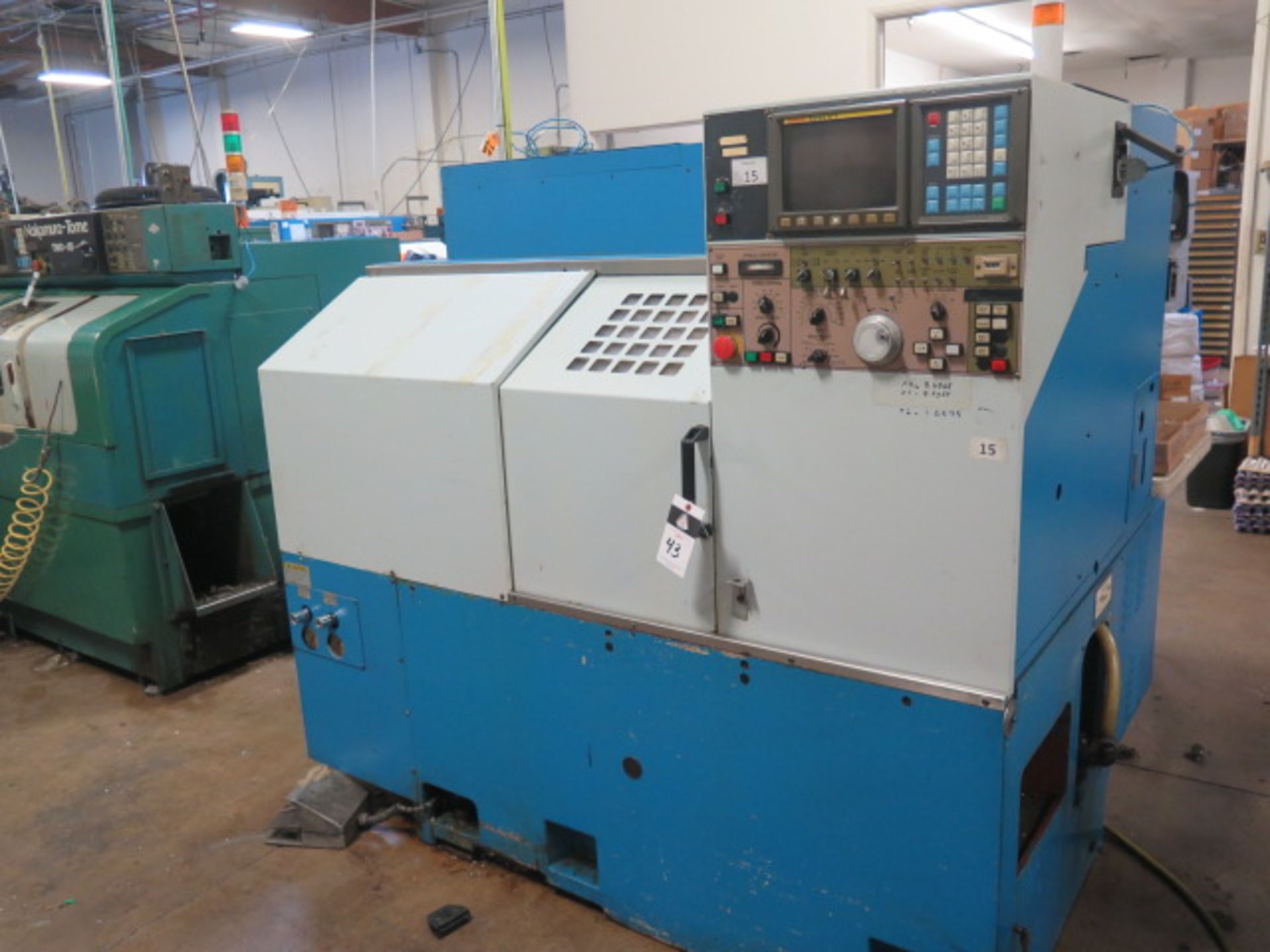 2000 Femco HL-15N CNC Turning Center s/n LJ0-0228 w/Fanuc 0i Controls, 12-Station Turret, SOLD AS IS - Image 2 of 11