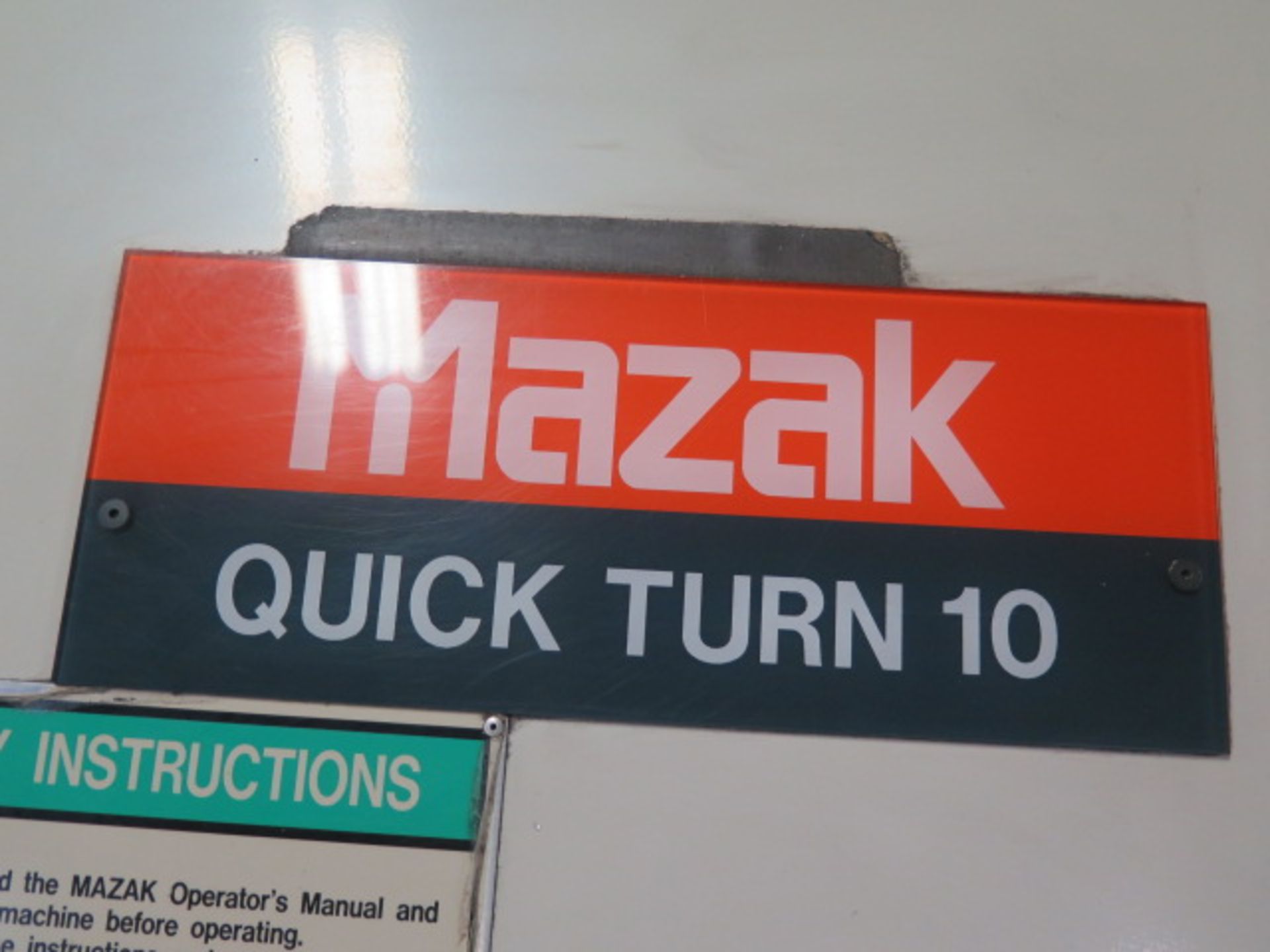 1997 Mazak Quick Turn 10 CNC Turning Center s/n 126753 w/ Mazatrol T-PLUS Controls, SOLD AS IS - Image 11 of 12