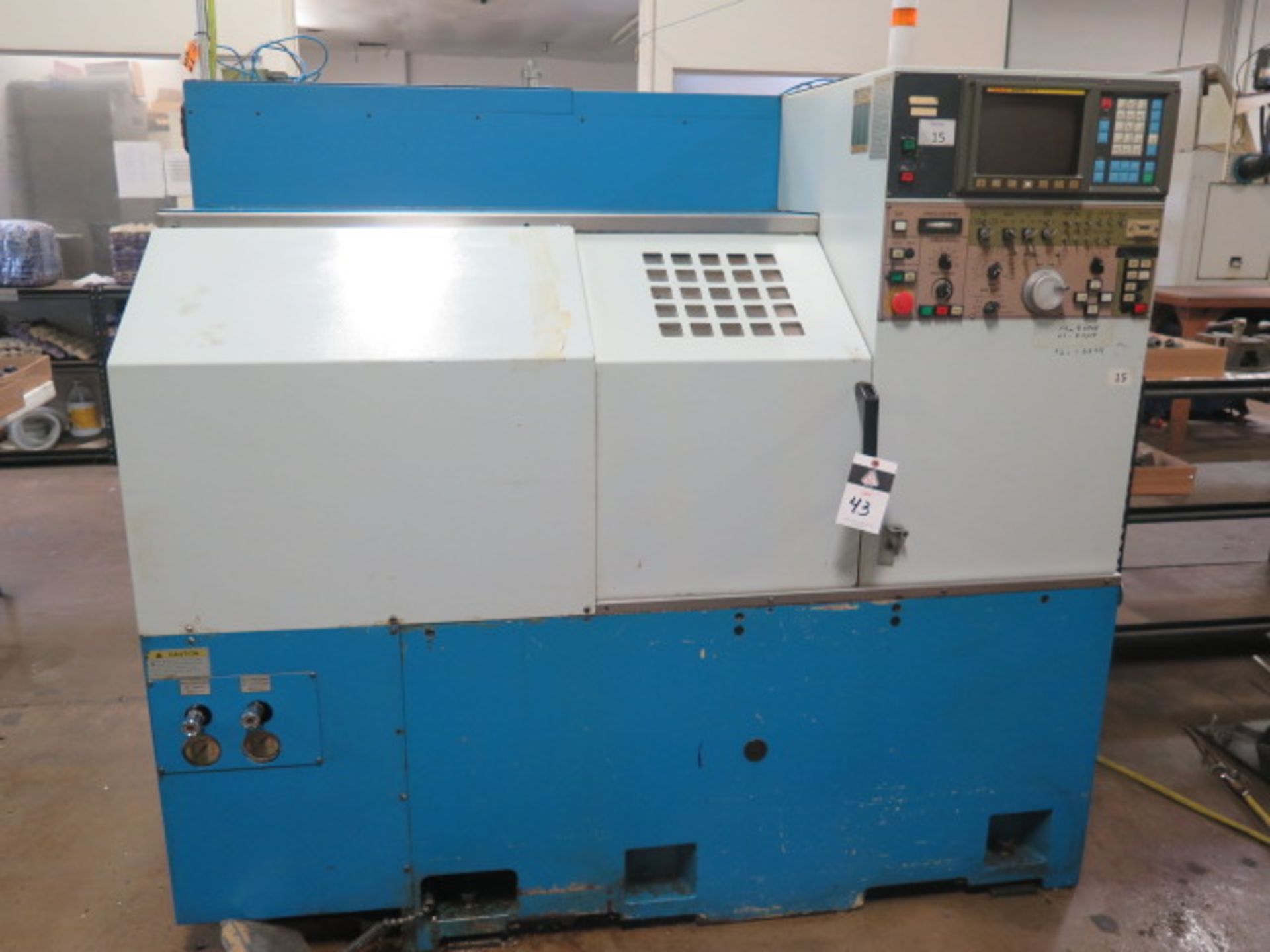 2000 Femco HL-15N CNC Turning Center s/n LJ0-0228 w/Fanuc 0i Controls, 12-Station Turret, SOLD AS IS