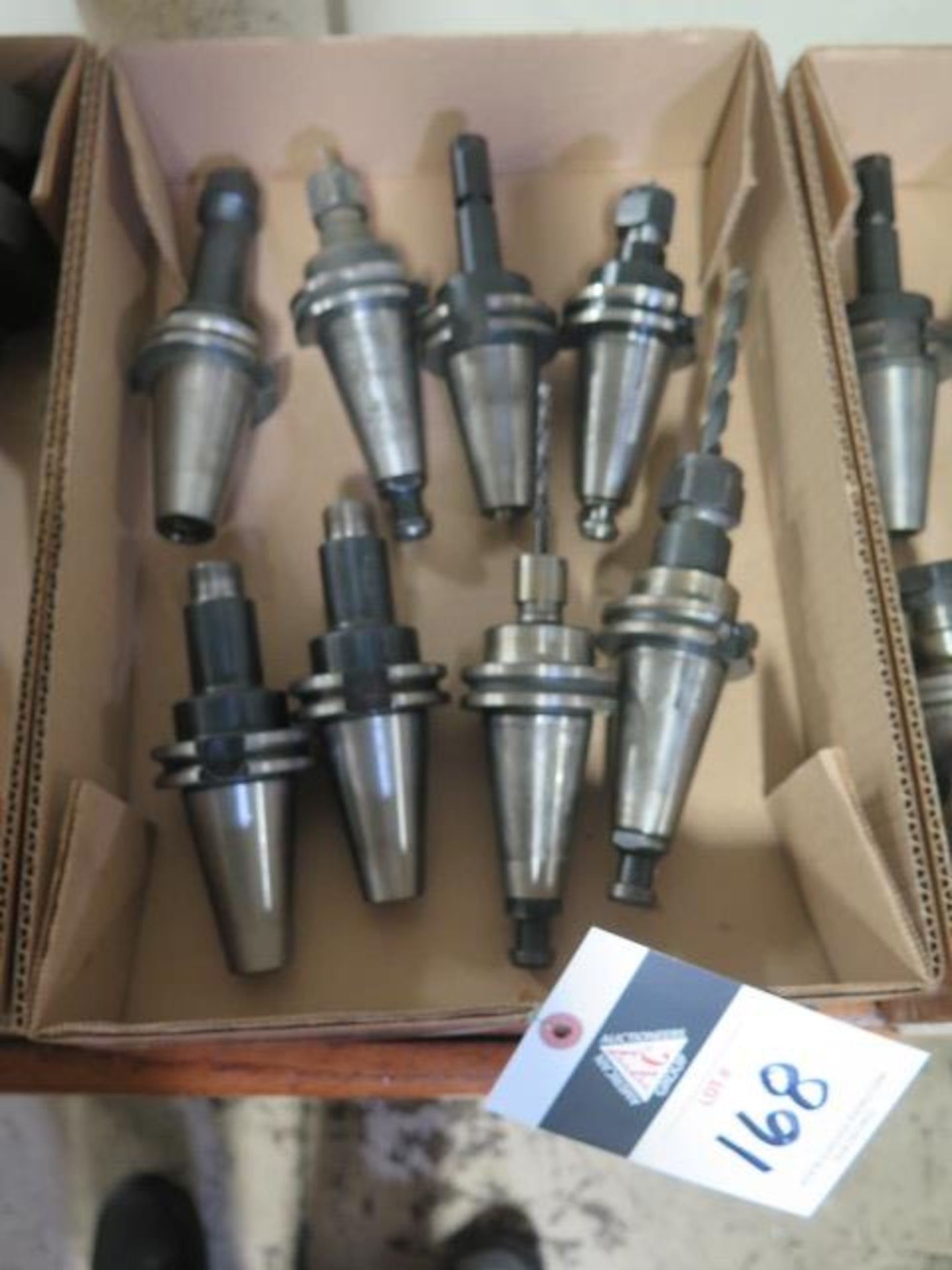 CAT-40 Taper Collet Chucks (8) (SOLD AS-IS - NO WARRANTY)