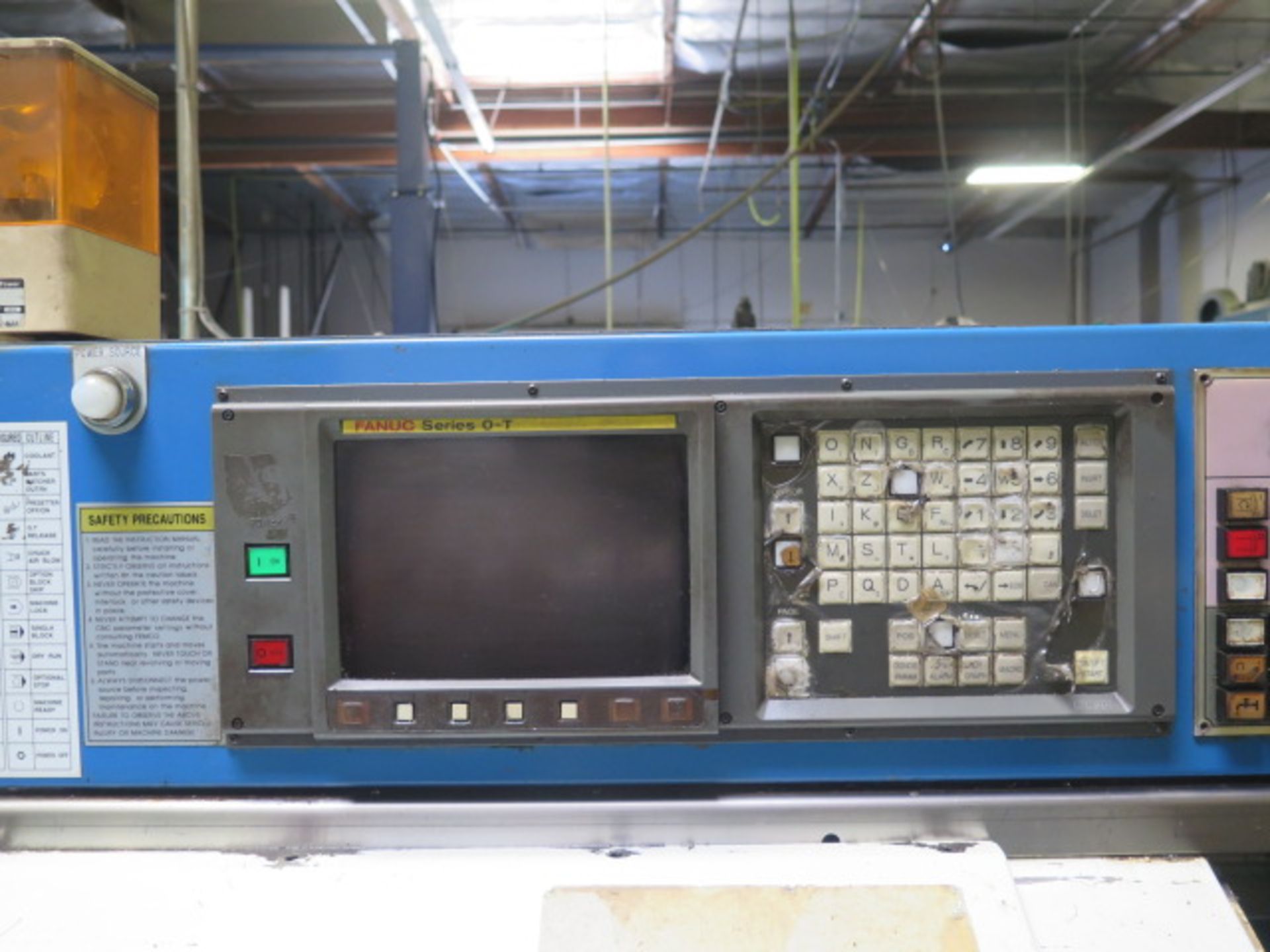 Femco Durga-25E CNC Turning Center s/n L5E387 w/ Fanuc 0-T Controls, 12-Station Turret, SOLD AS IS - Image 11 of 13