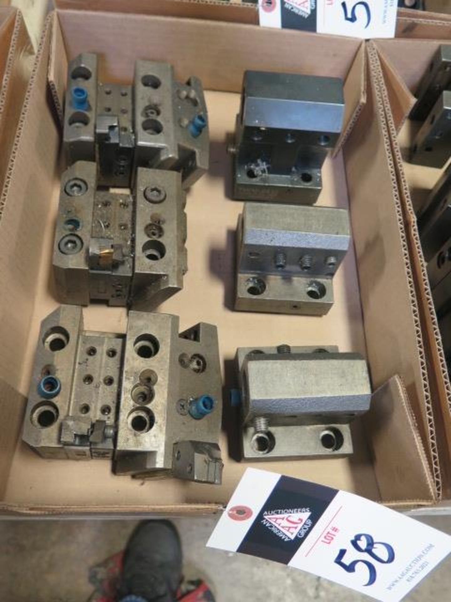 Nakamura Tome Turret Tooling Holders (6) (SOLD AS-IS - NO WARRANTY)