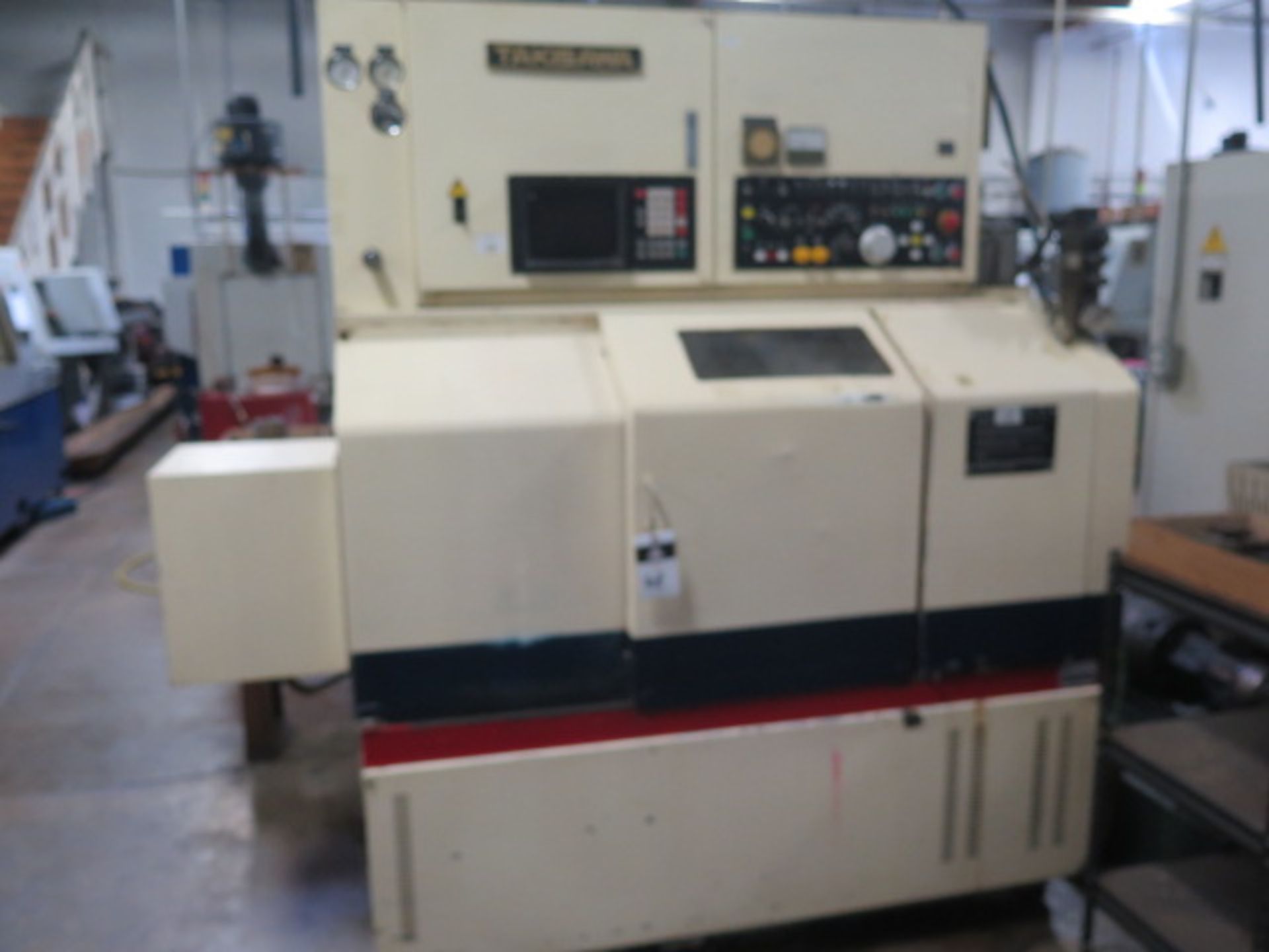 Takisawa TC-2 CNC Turning Center s/n THRDR-4431 w/ Fanuc Controls, 6-Station Turret, SOLD AS IS