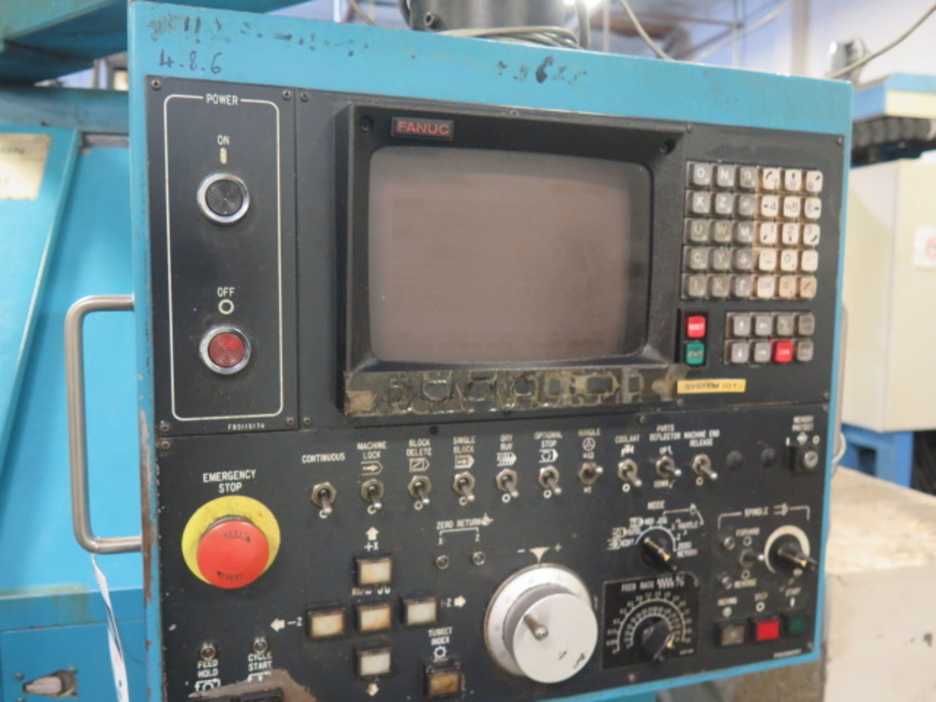 Miyano JNC-35 CNC Turning Center s/n JN350360 w/ Fanuc System 10T Controls, 8-Station, SOLD AS IS - Image 9 of 11
